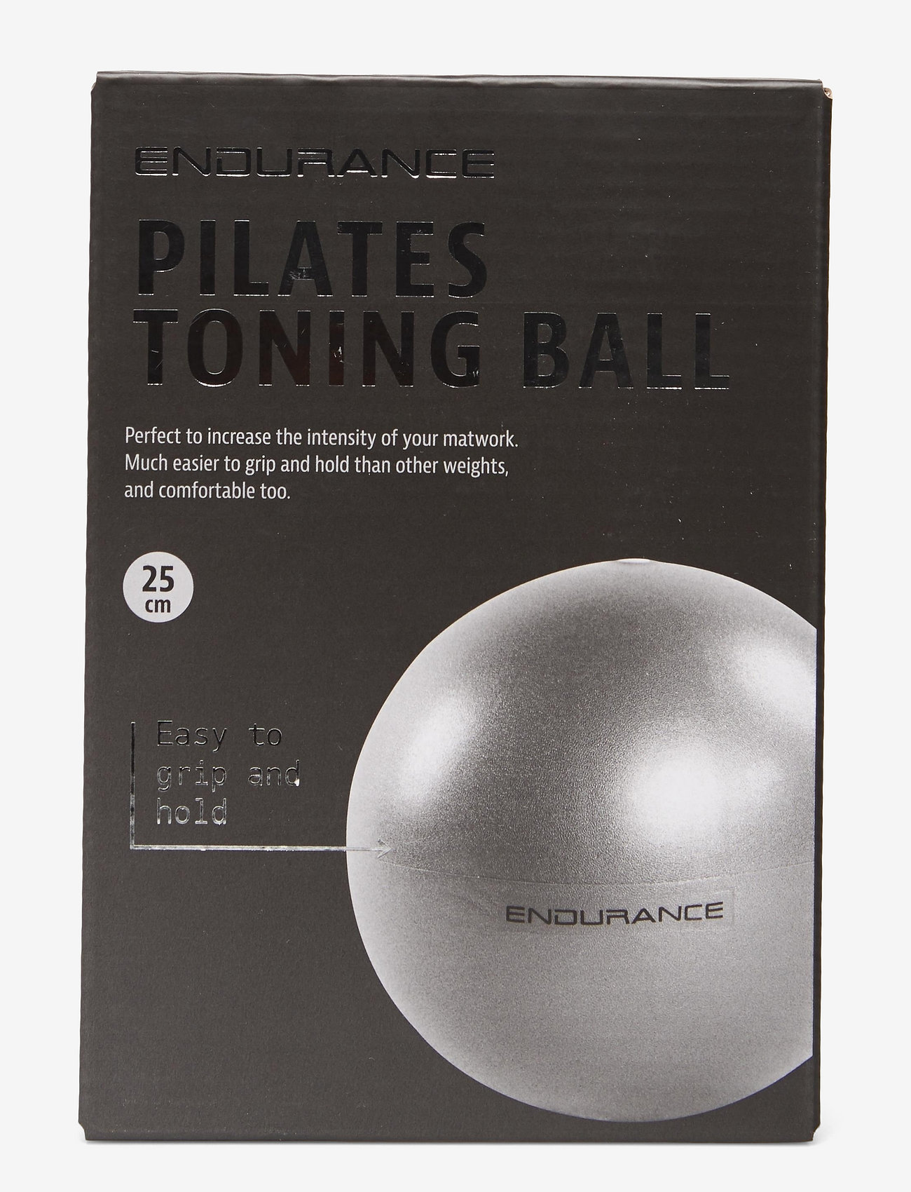 Endurance - Pilates Training Tone ball 25 cm - masažo ritinėliai ir kamuoliukai - charcoal gray - 0