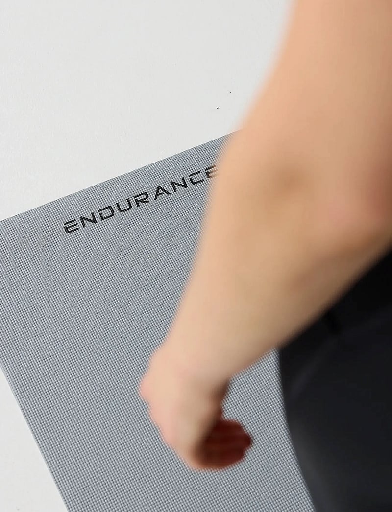 Endurance - Yoga matt 6 MM - träningsmattor & accessoarer - pearl grey - 3