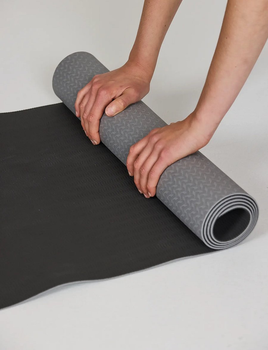 Endurance - Yoga matt 6 MM - trainingsmatten & zubehör - frost gray - 5