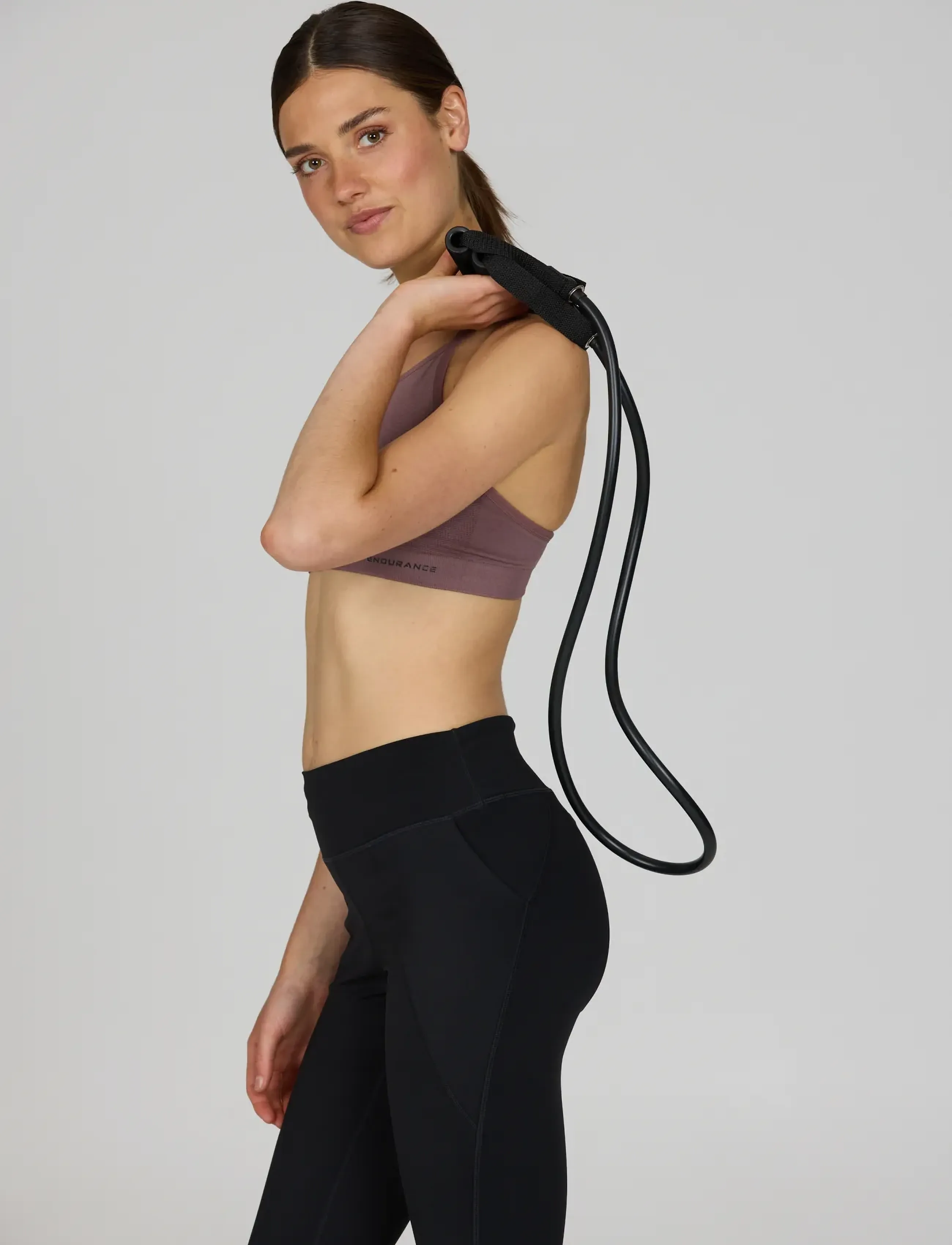 Endurance - Toning Tube - Medium - motståndsband - frost gray - 0