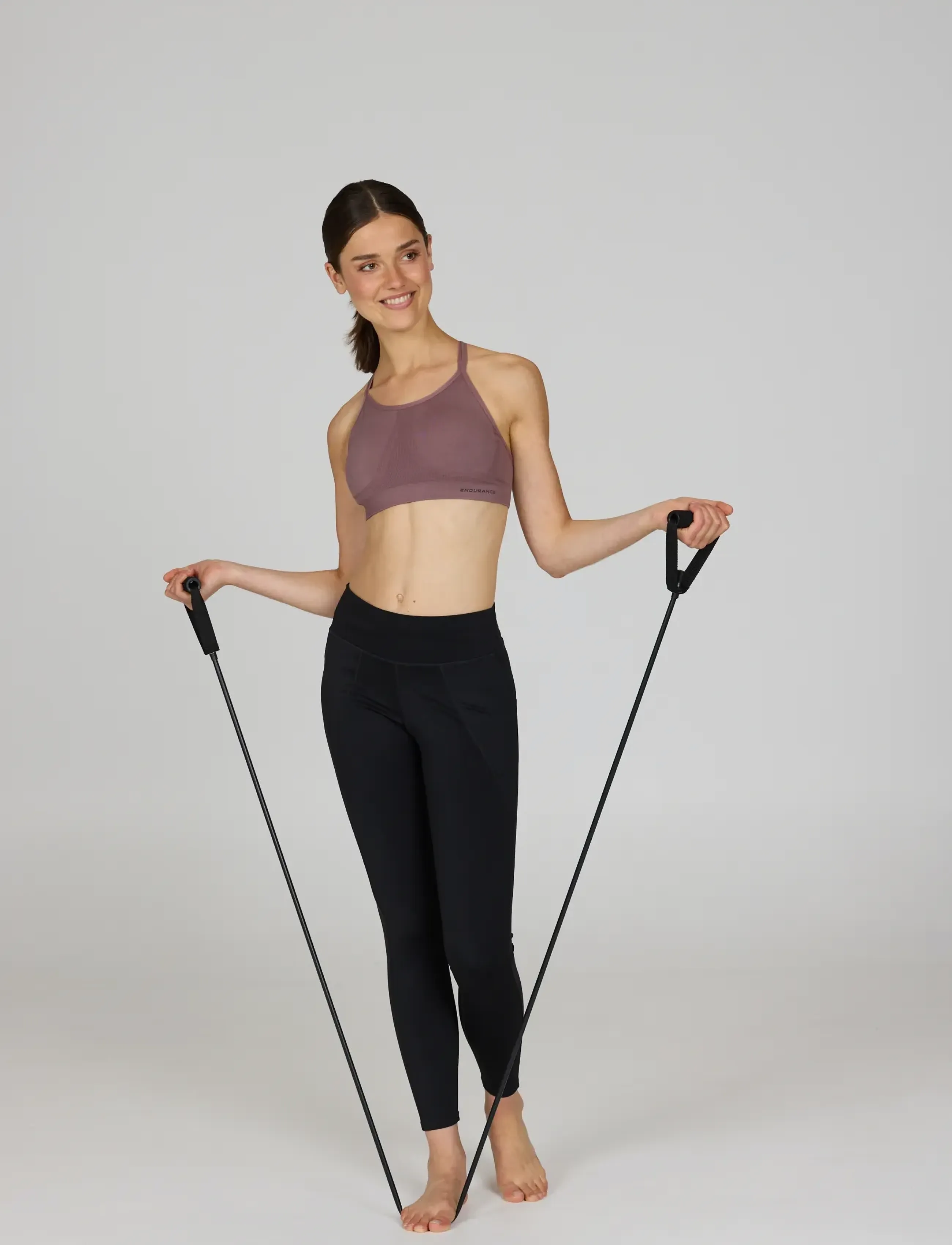Endurance - Toning Tube - Medium - motståndsband - frost gray - 3
