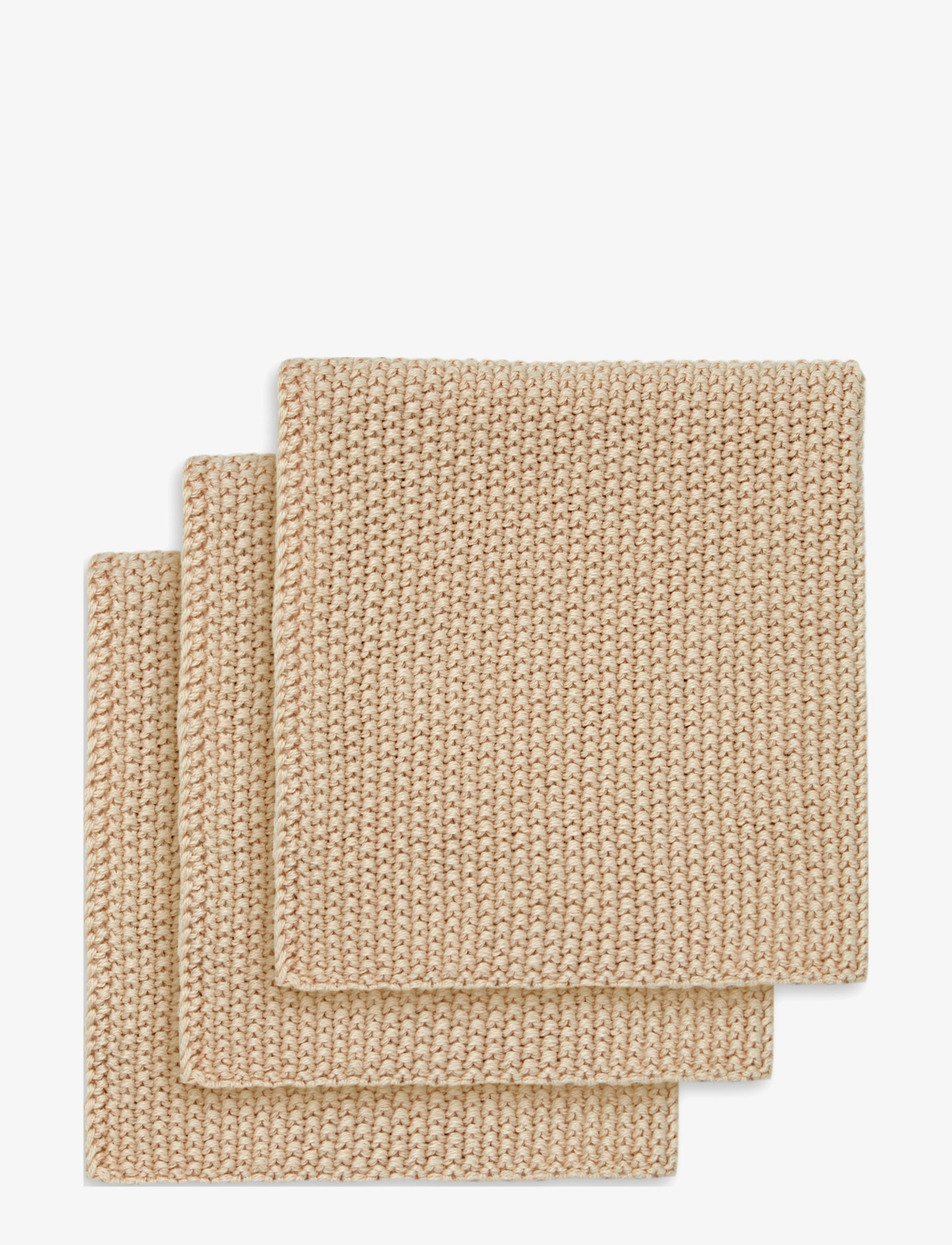 Engholm Textiles Line Dishcloth, Cloths & Dishbrush, Beige, Str: 25X25CM