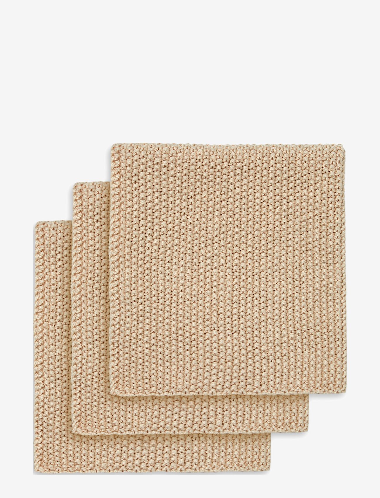 Engholm Textiles - LINE DISHCLOTH - tücher & spülbürste - beige - 1