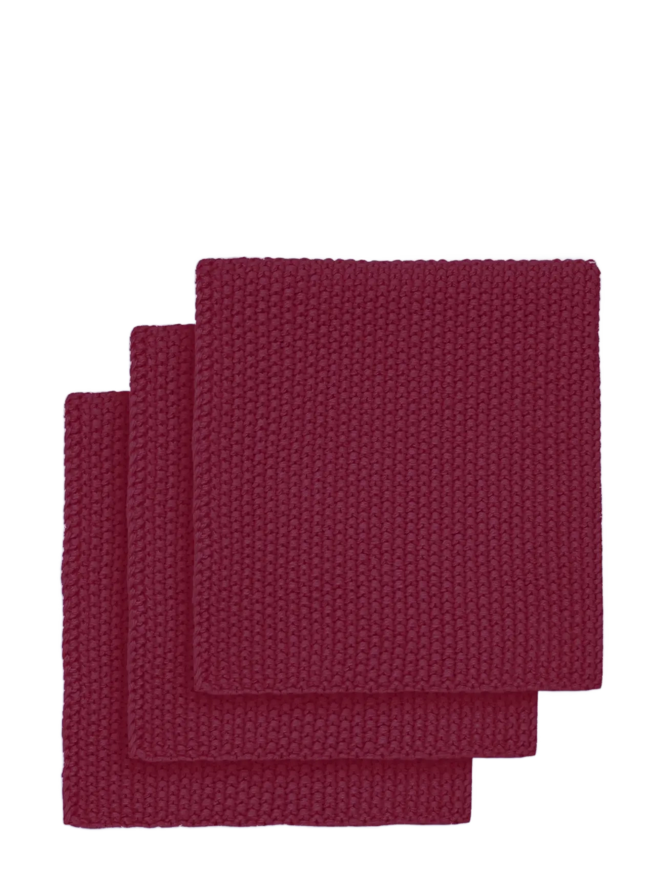 Engholm Textiles Line Dishcloth, Cloths & Dishbrush, Bordeaux, Str: 25X25CM
