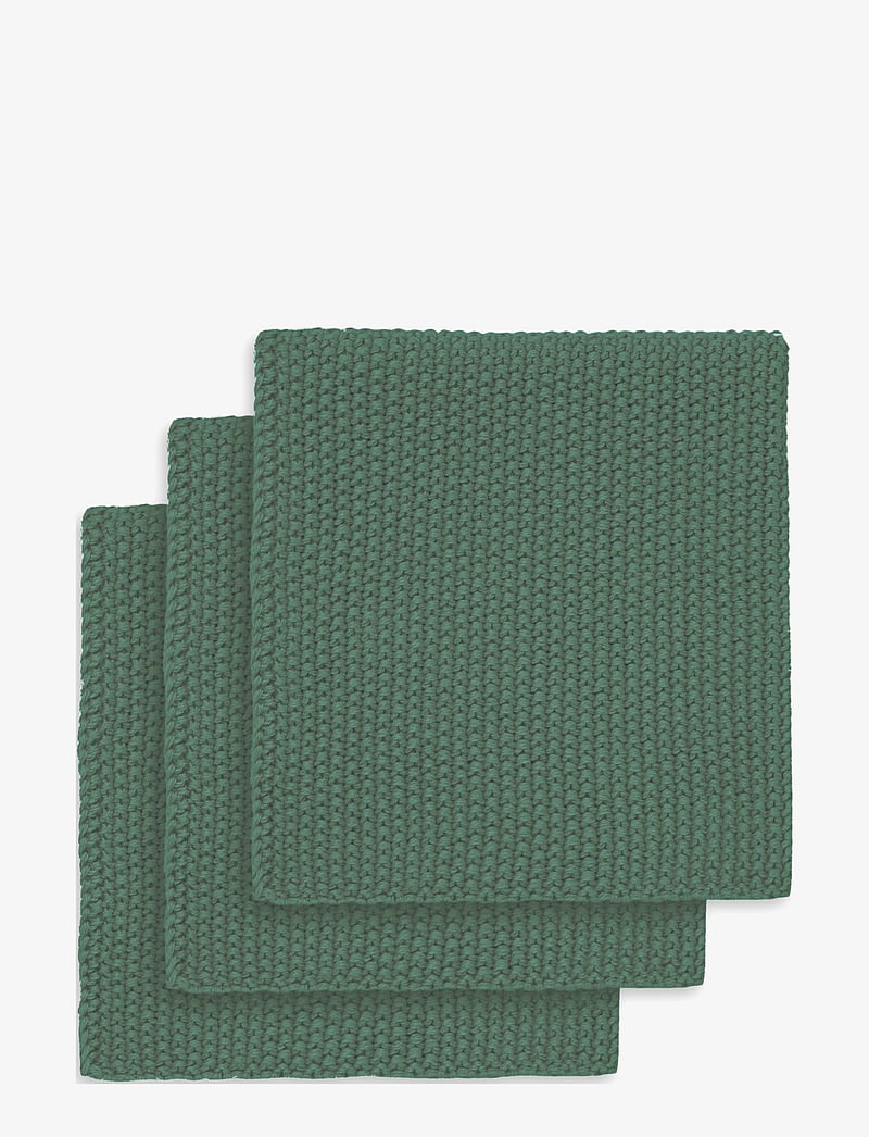 Engholm Textiles - LINE DISHCLOTH - disktrasor & diskborstar - forest green - 0