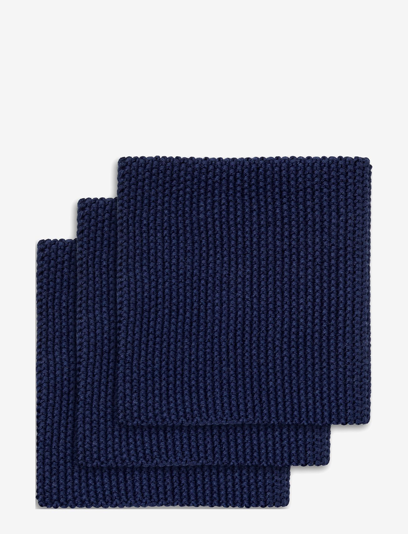 Engholm Textiles - LINE DISHCLOTH - indų šluostės ir šepetėliai - navy - 0