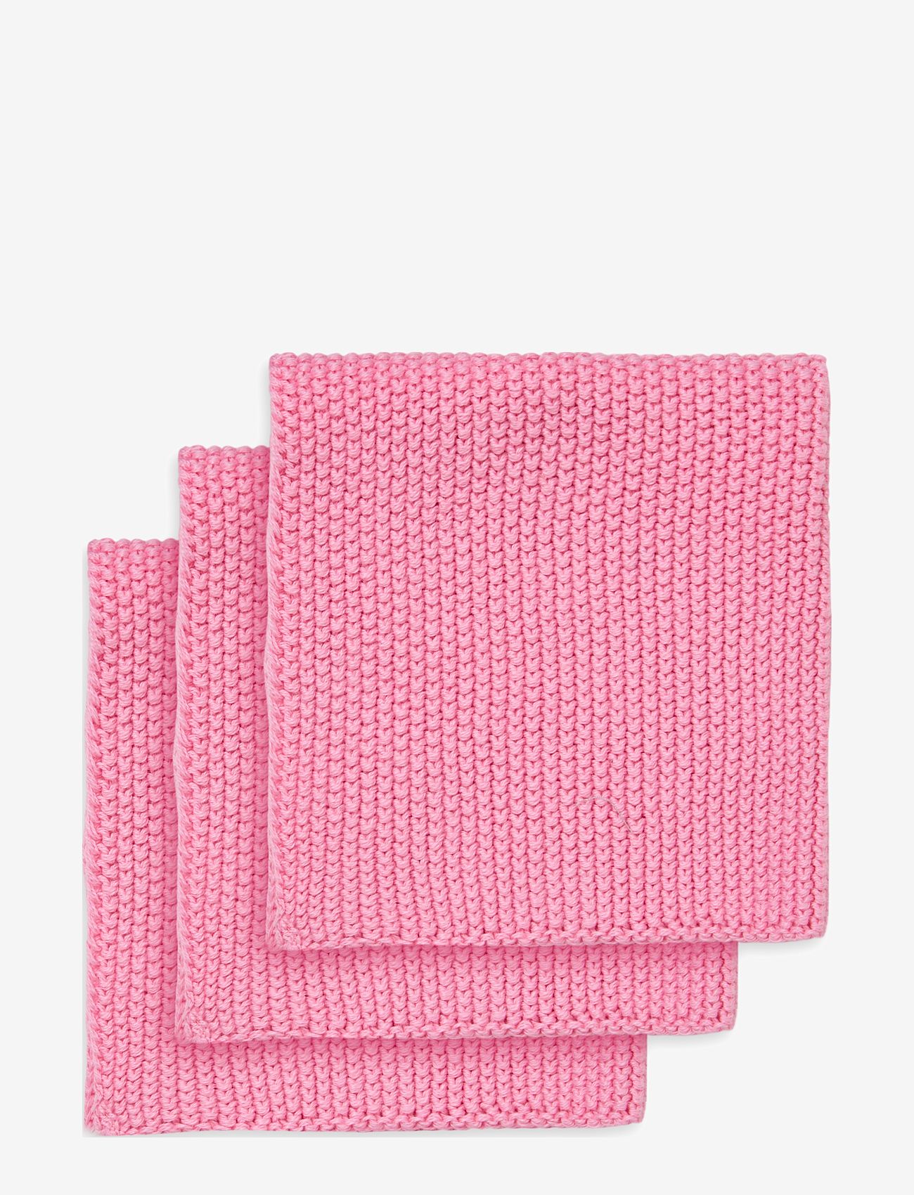 Engholm Textiles - LINE DISHCLOTH - nõudepesulapid ja -harjad - poppy pink - 0