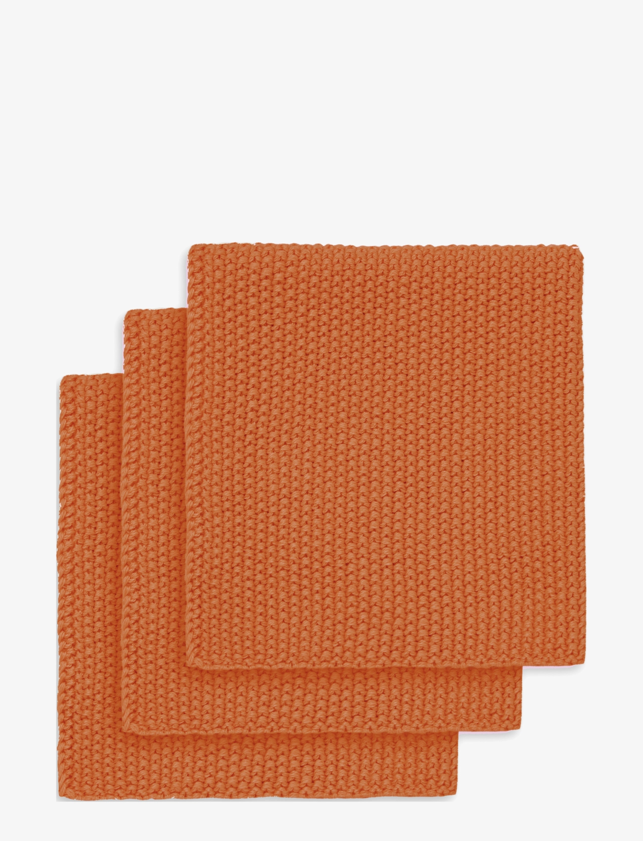 Engholm Textiles Line Dishcloth, 25X25 cm, Dishes, Orange - Cloths & Dishbrush, Homeware