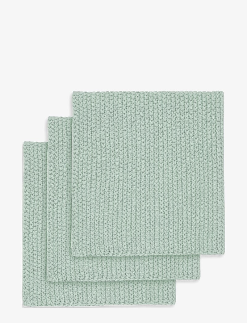 Engholm Textiles - LINE DISHCLOTH - nõudepesulapid ja -harjad - tender green - 0