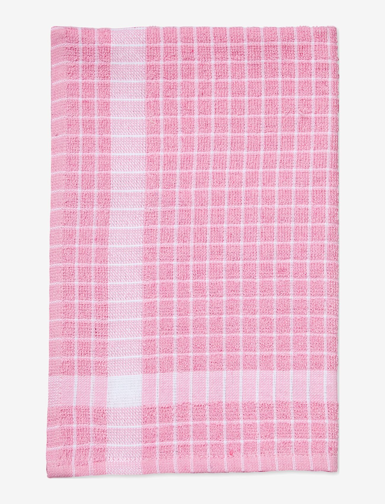 Engholm Textiles - TEA TOWELS RECYCLE - FROTTE - handtücher - poppy pink - 0