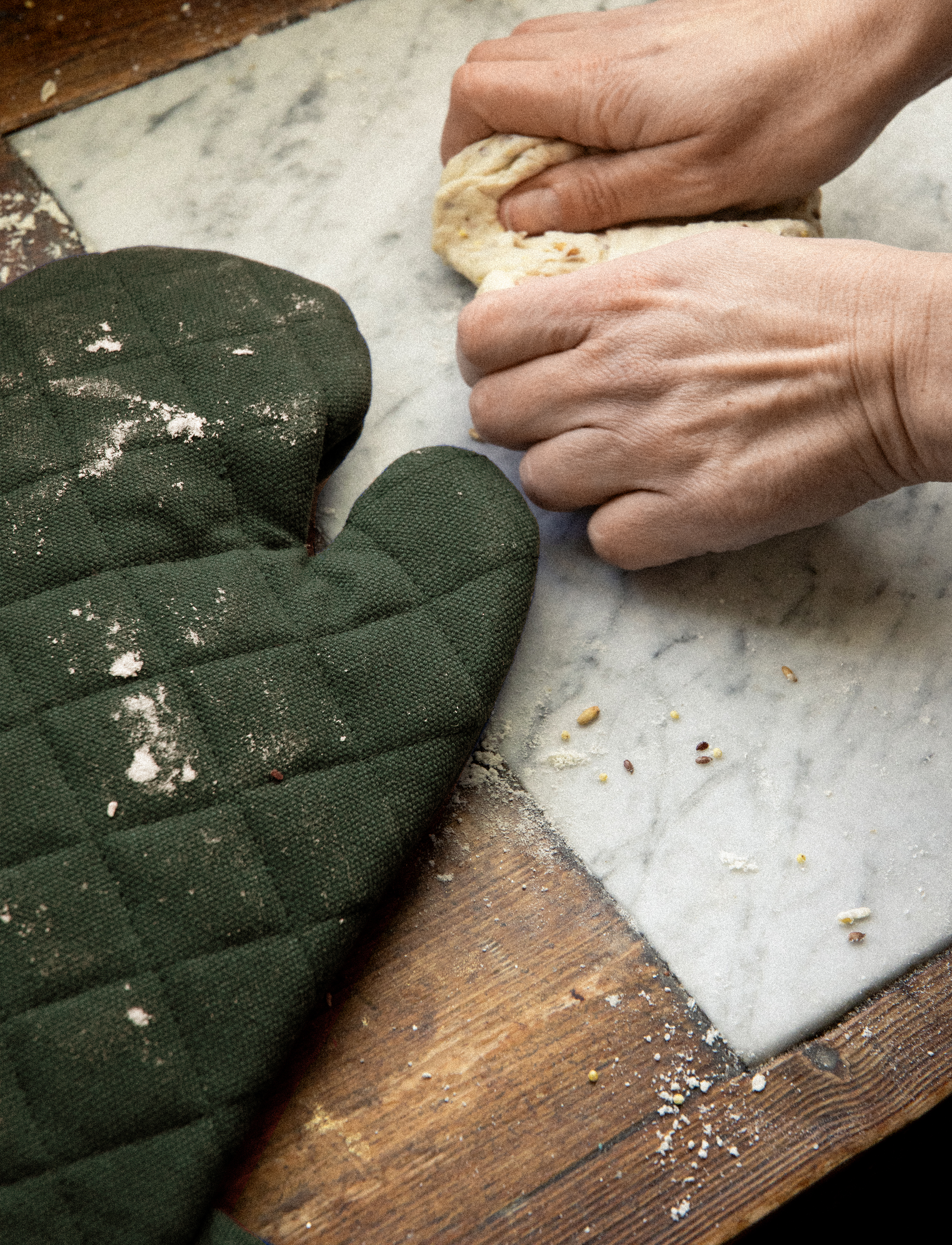 Engholm Textiles Thor Gloves, One Size, Kitchen Textiles, Grün - Oven Mitts & Homeware