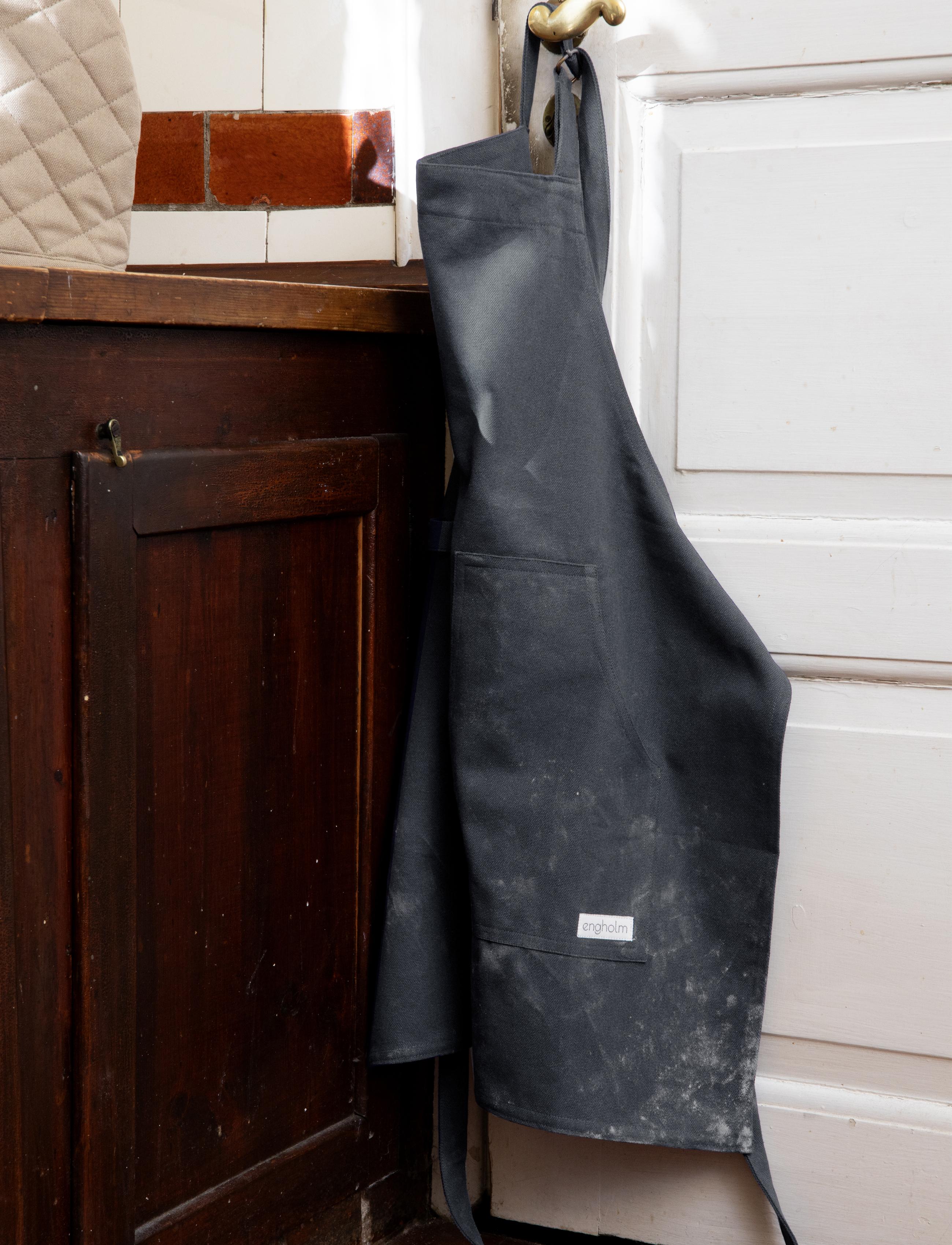 Engholm Textiles Thor Apron, One Size, Grey, Køkkentekstiler > Forklæder, Unisex