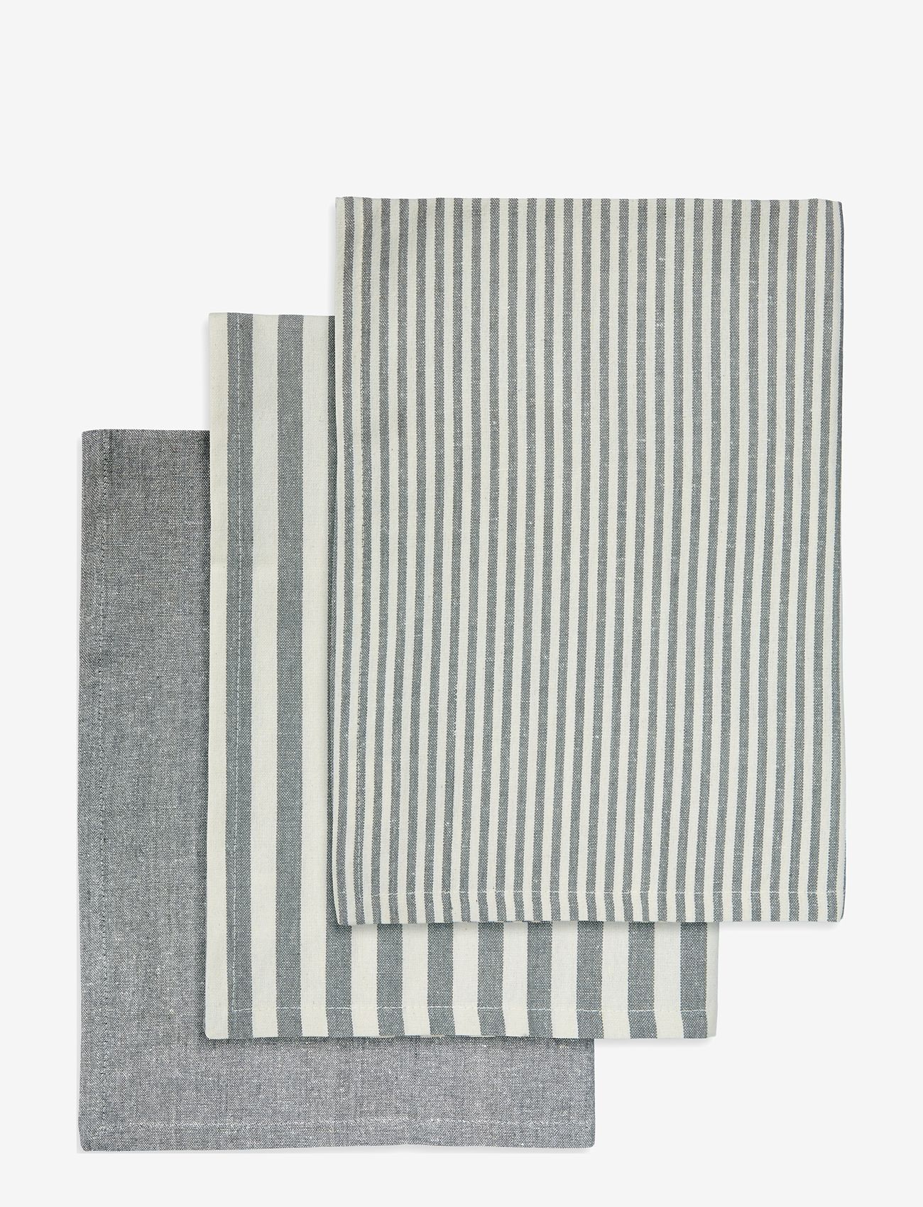 Engholm Textiles Tea Towels Recycle, 50X70 cm, Grey, Køkkentekstiler > Køkkenhåndklæder, Unisex
