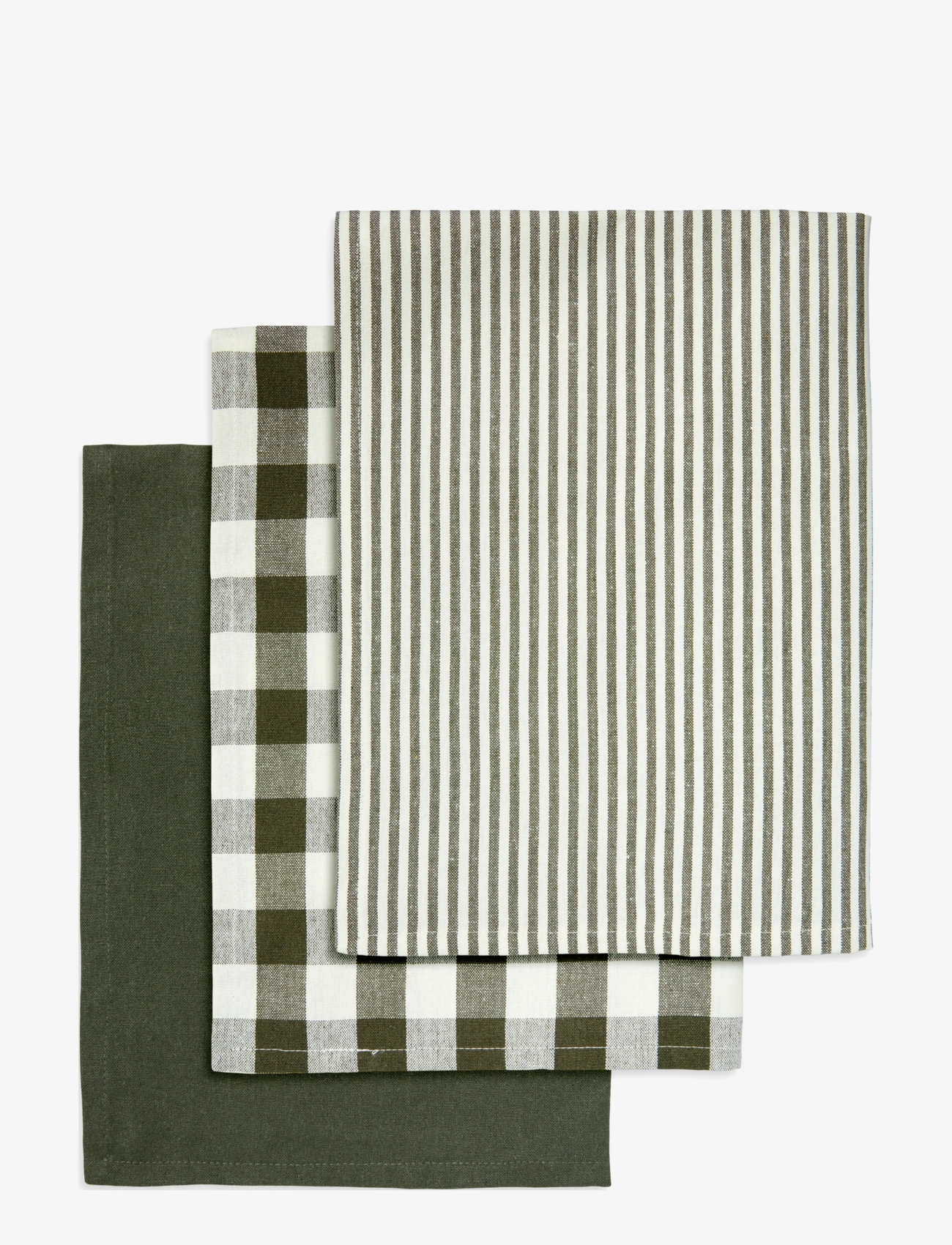 Engholm Textiles Tea Towels Recycle, 50X70 cm, Kitchen Textiles, Grün - Towels, Homeware