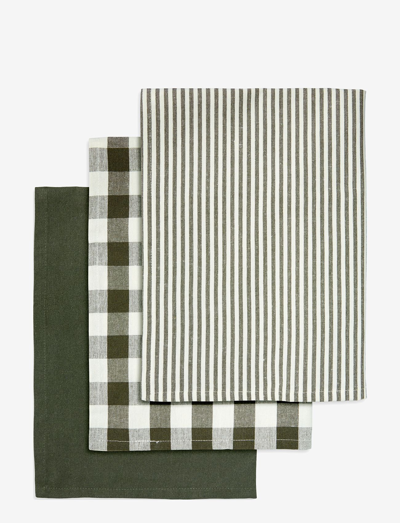 Engholm Textiles - TEA TOWELS RECYCLE - laveste priser - army green - 0