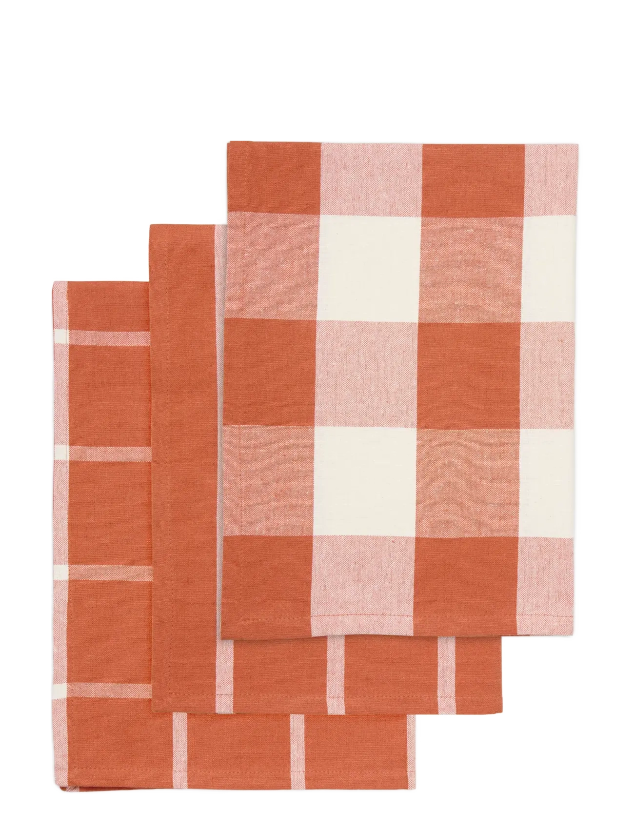 ENGHOLM TEXTILES Tea Handtücher Recycle Orange - 50X 70CM - Unisex