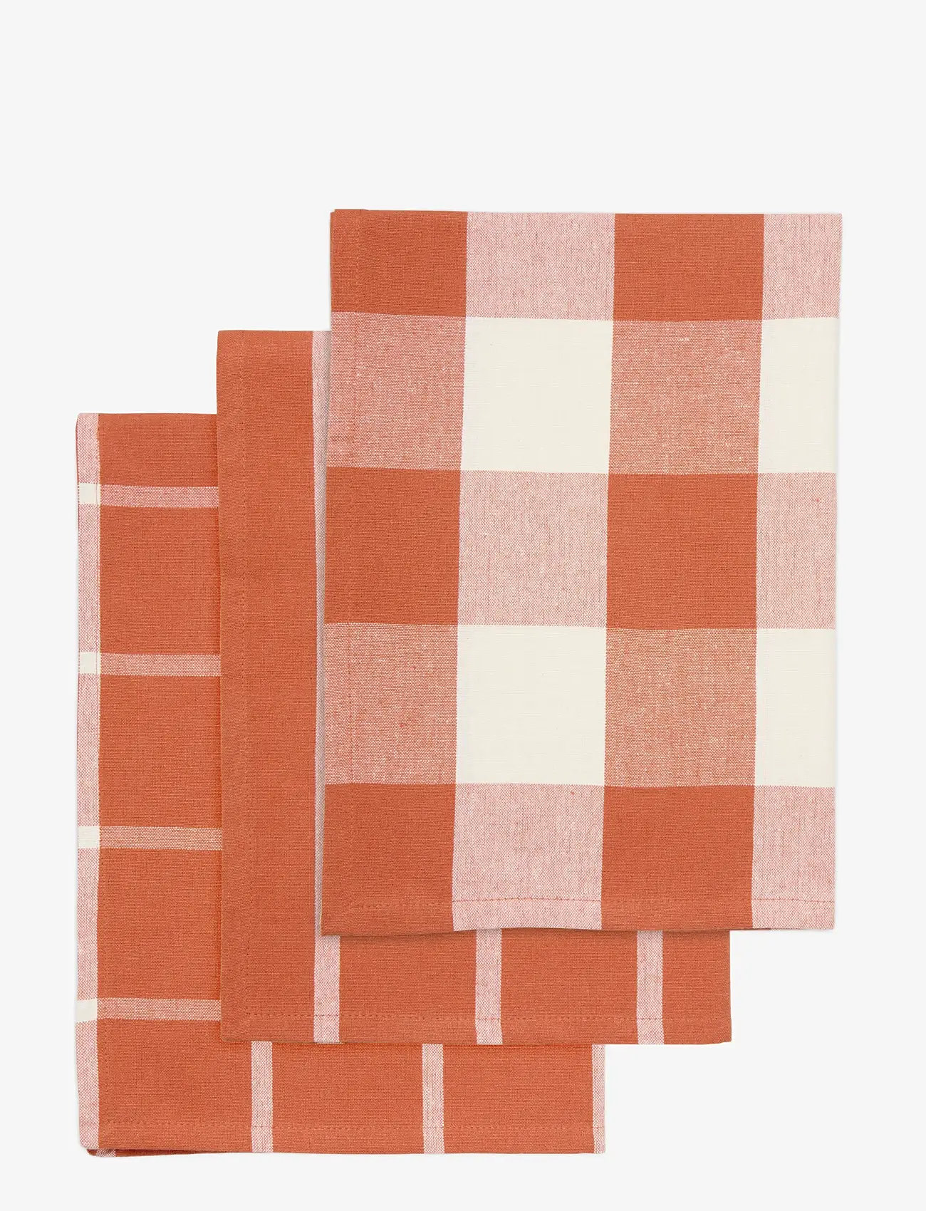 Engholm Textiles - TEA TOWELS RECYCLE - kökshanddukar - burnt orange - 1