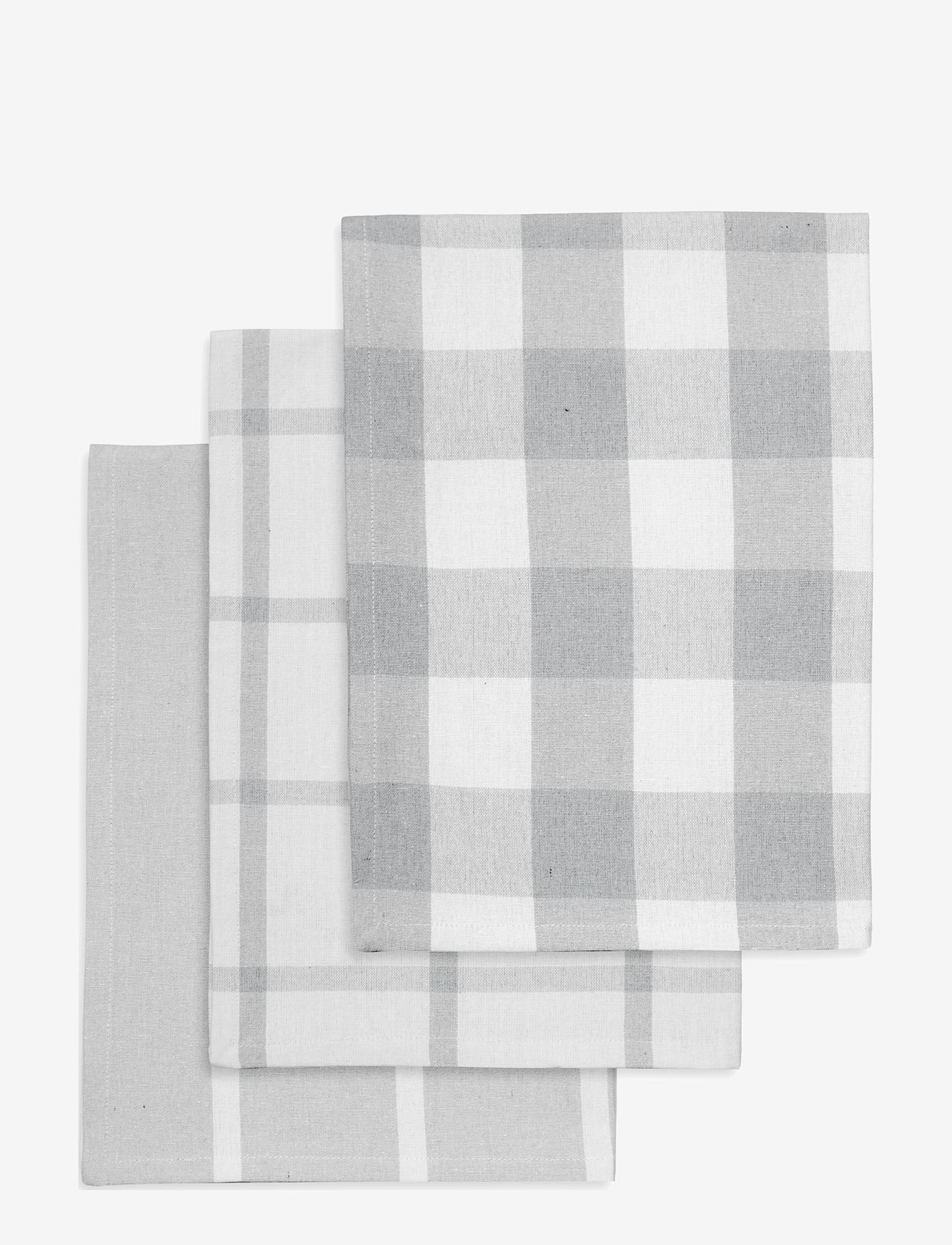Engholm Textiles - TEA TOWELS RECYCLE - küchenhandtücher - grey - 1