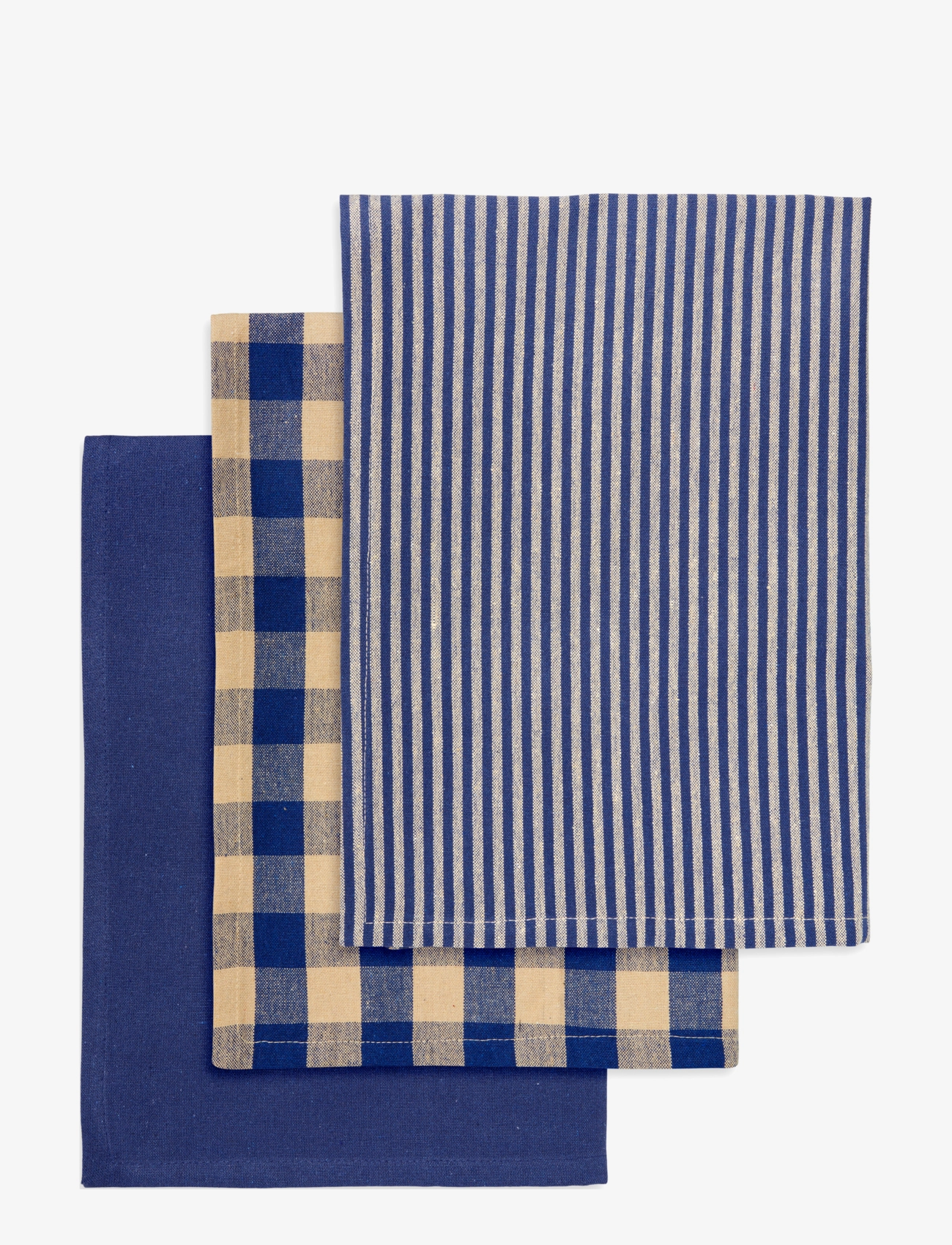 Engholm Textiles Tea Towels Recycle, 50X70 cm, Blue, Køkkentekstiler > Køkkenhåndklæder, Unisex