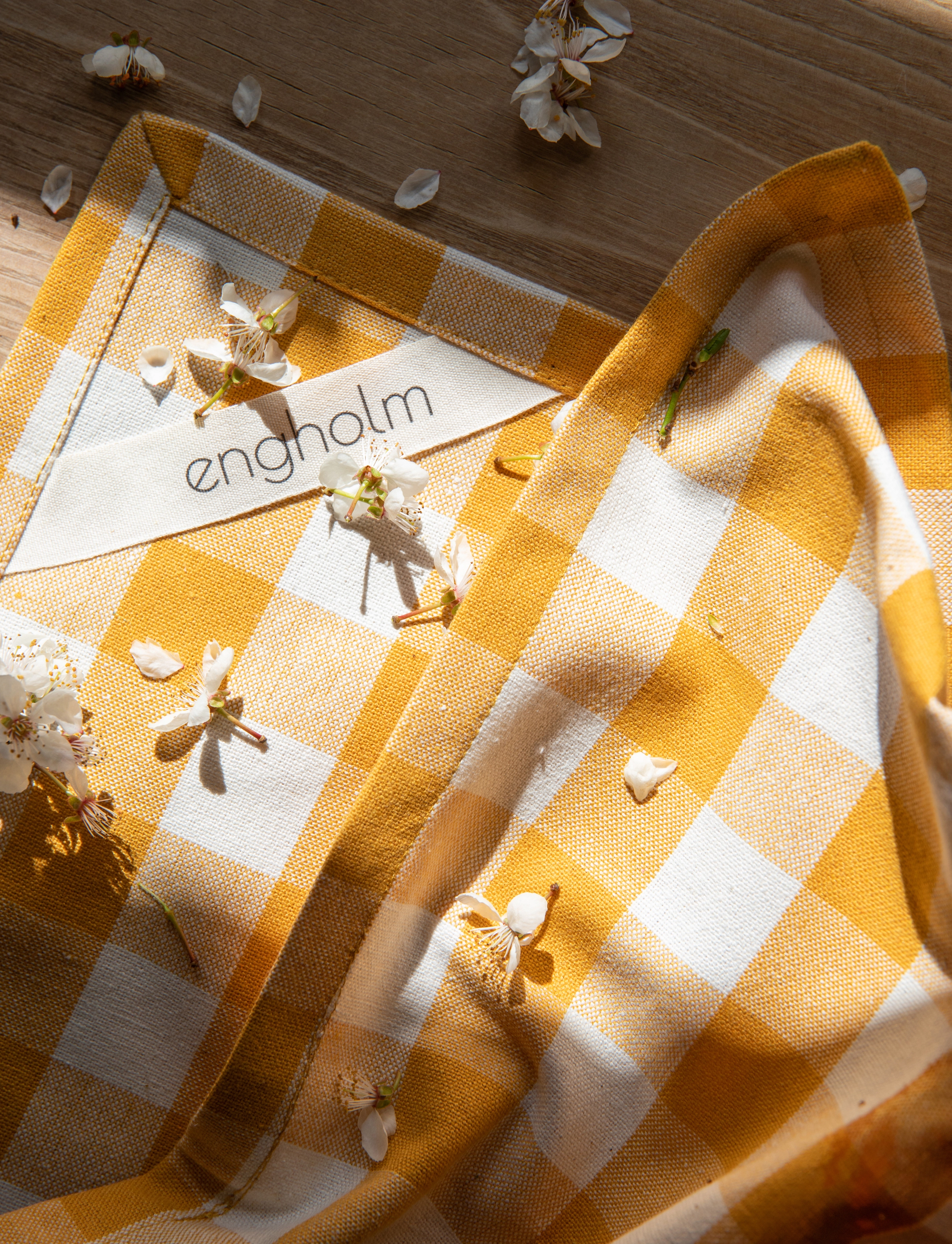 Engholm Textiles Tea Towels Recycle, 50X70 cm, Kitchen Textiles, Orange - Towels, Homeware