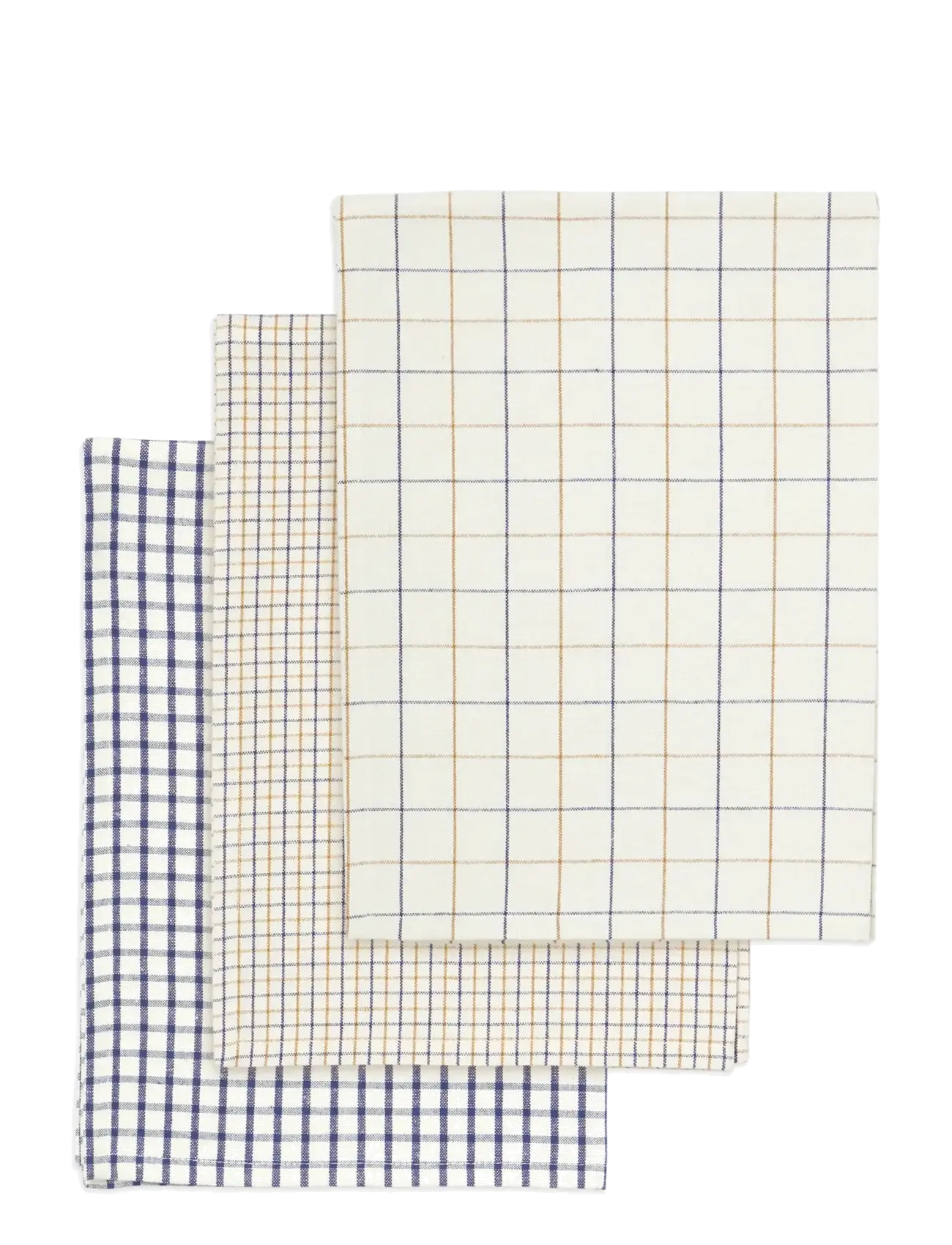 Engholm Textiles TEA TOWELS RECYCLE - Engholm Textiles - DARK BLUE / multi
