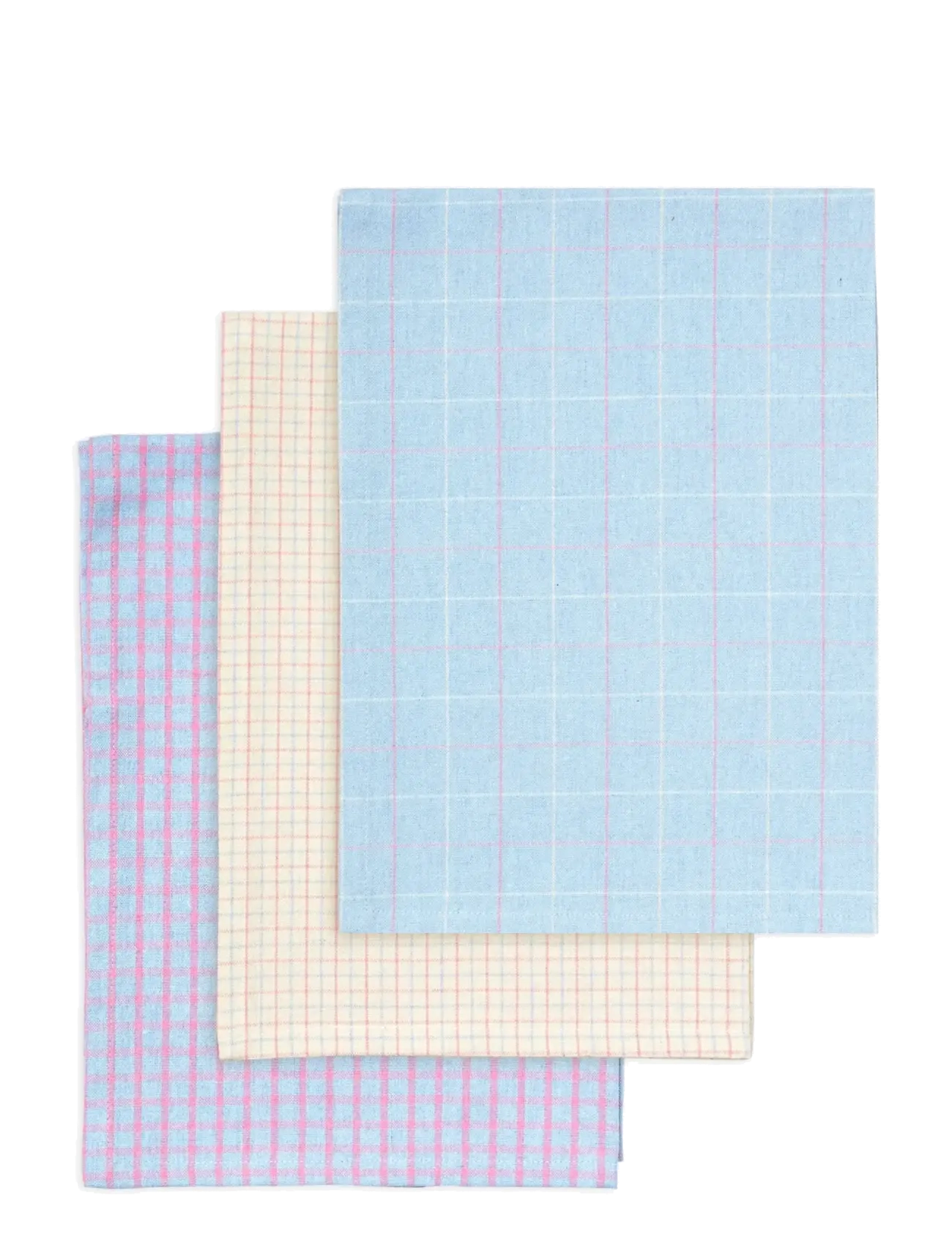 Engholm Textiles Recycle towel - 3 pack - Textilien - SKY BLUE / blue