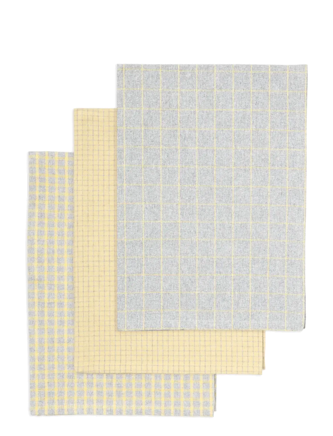 Engholm Textiles Recycle Towel 3 Pack, Kitchen Håndklæde, Multi/mønstret, Str: 50X70CM