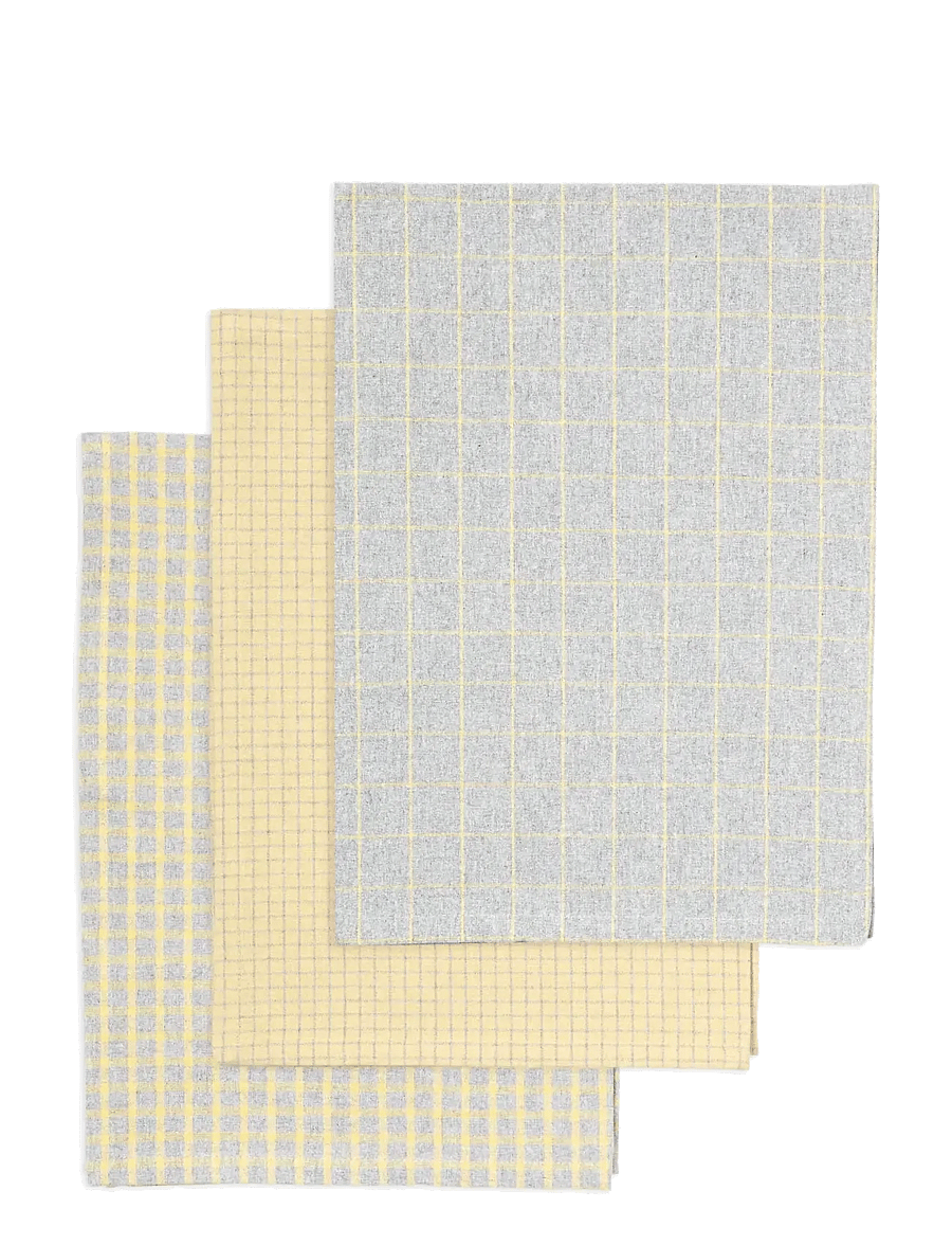 Engholm Textiles - TEA TOWELS RECYCLE - köögirätikud - sunny beige - 0
