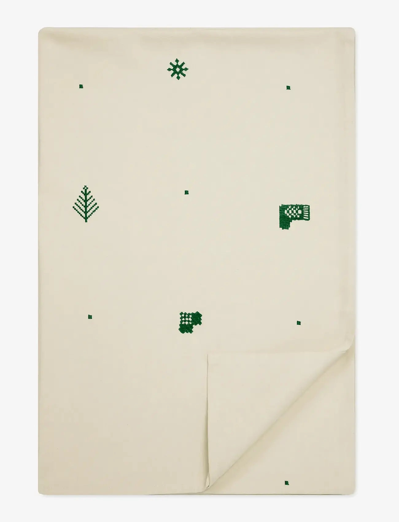 Engholm Textiles - JULEDUG JULIA BRODERET - osta hinna alusel - gren - 0