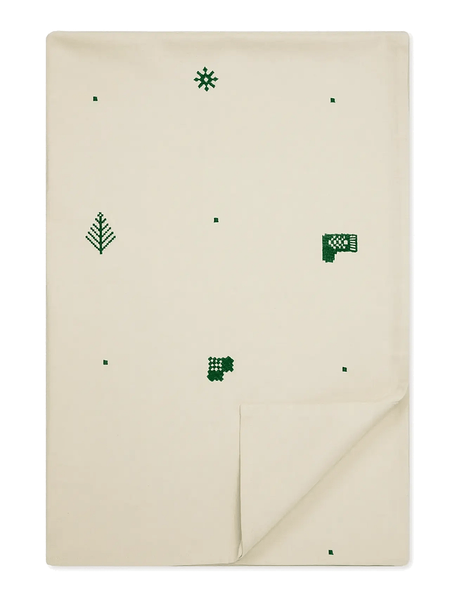 Engholm Textiles - JULEDUG JULIA BRODERET - juletekstiler - gren - 1