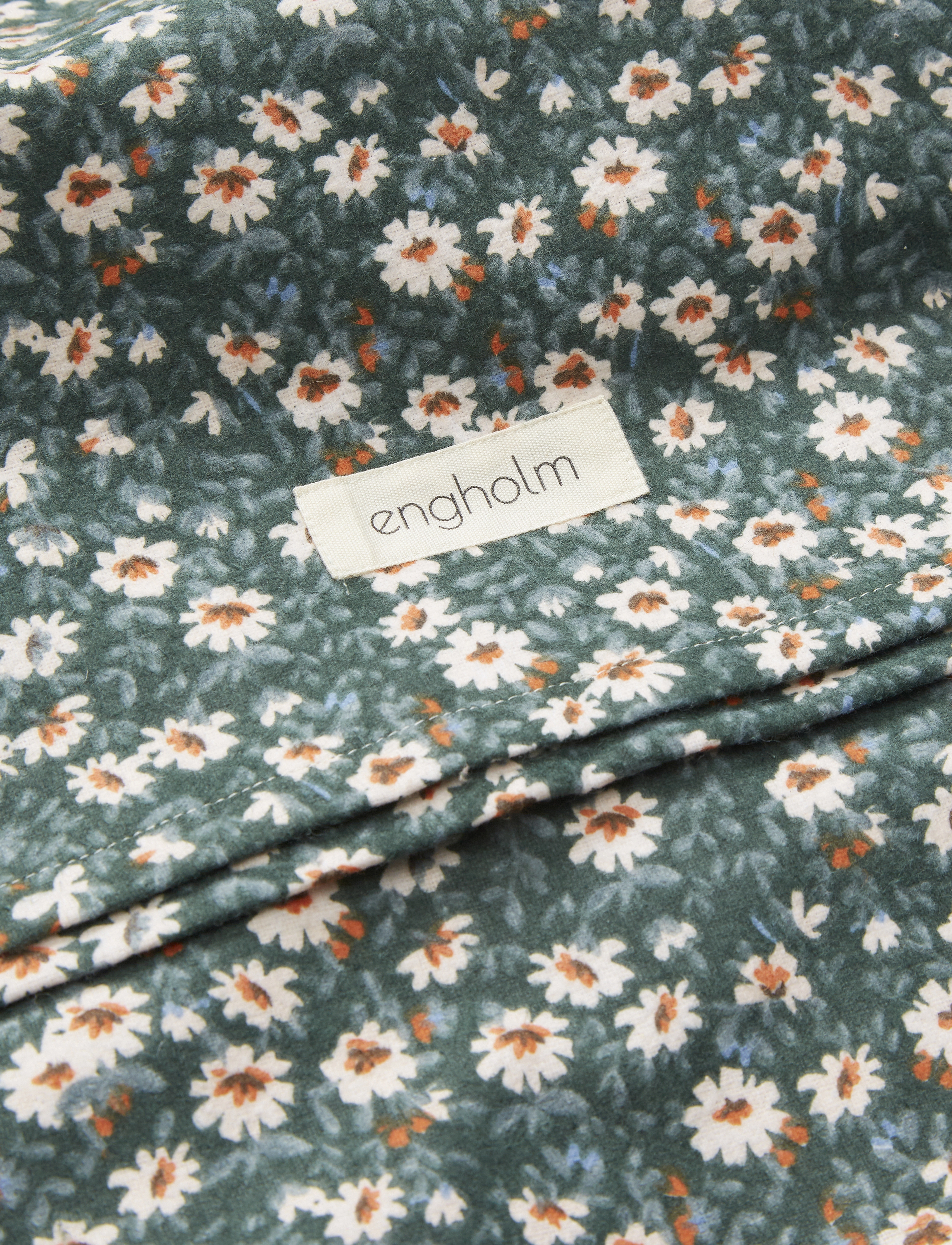 Engholm Textiles - Fie Flannel - laveste priser - forest green - 2