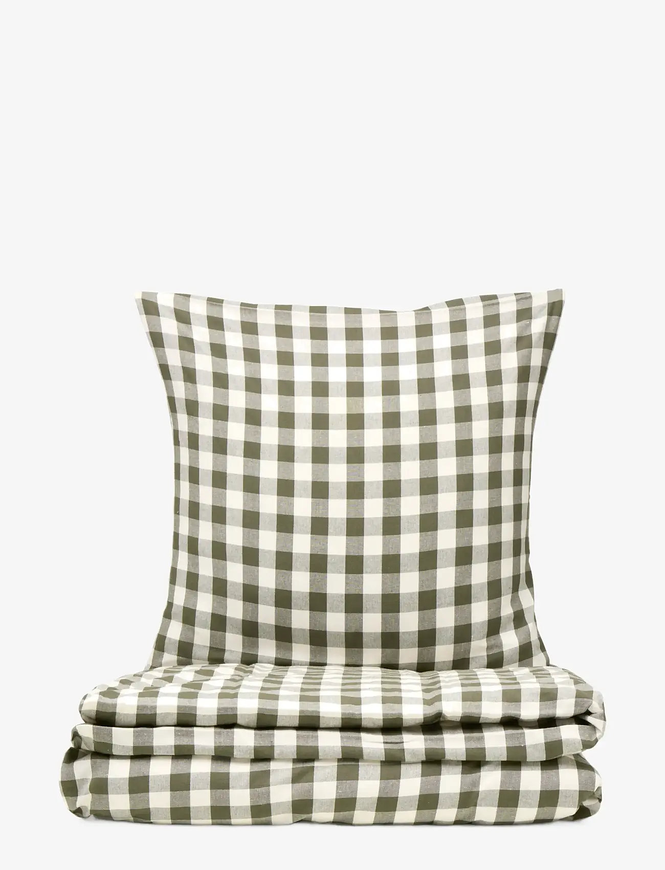 Engholm Textiles - Birk Recycle - sengesæt - army - 0