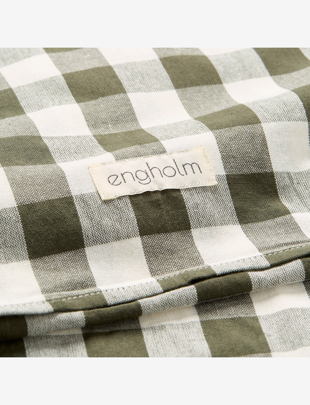 Engholm Textiles - Birk Recycle - sengesæt - army - 1