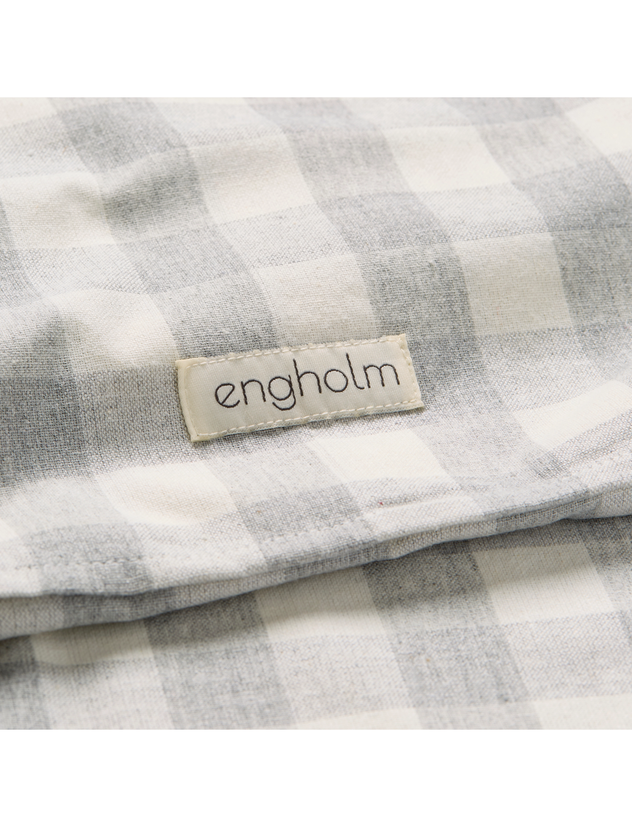 Engholm Textiles - Sengesæt Birk Recycled Cotton/Poly -Sky Blue - sengesæt - grey - 2