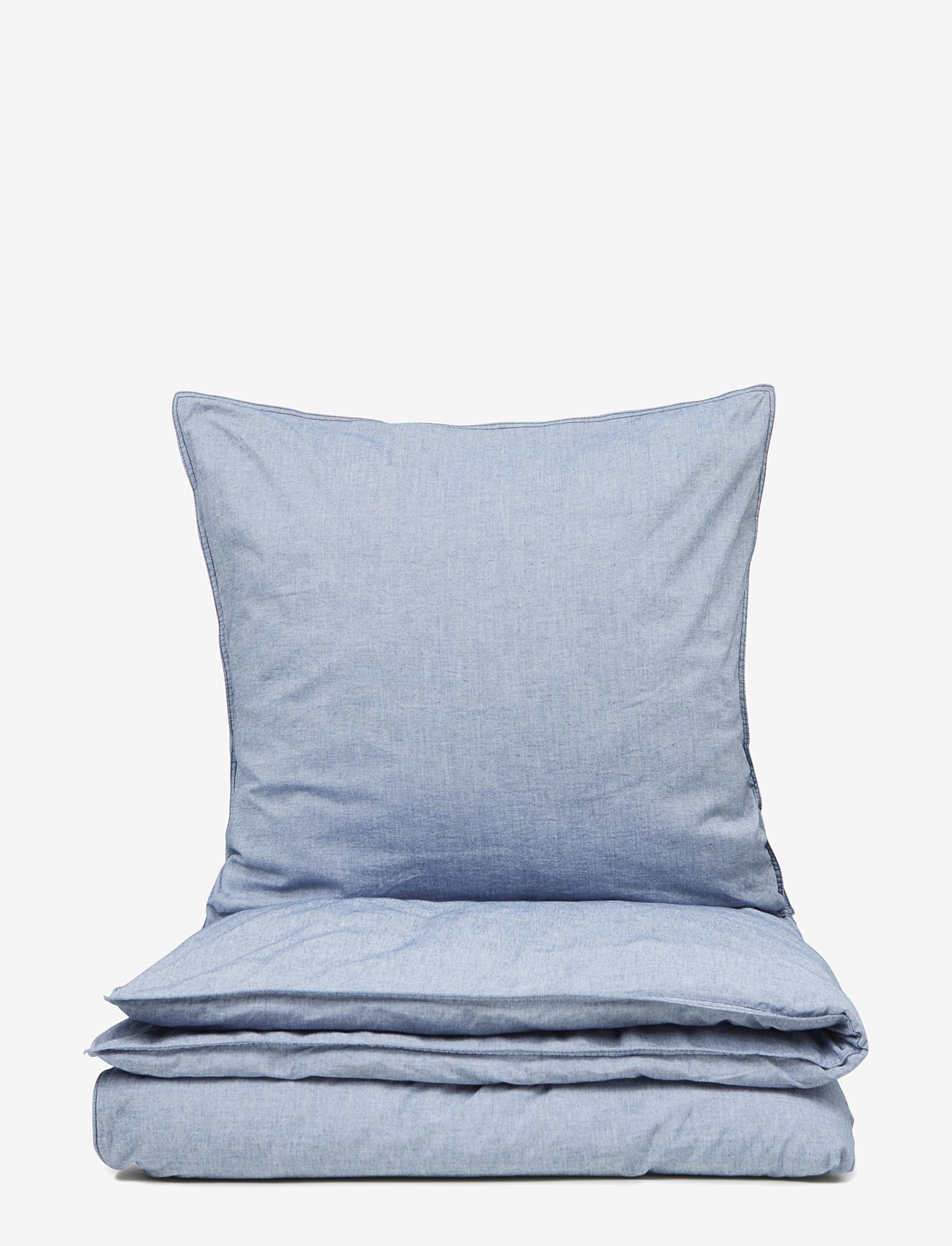 Engholm Textiles - Mille recycle chambrey - sengesæt - denime blue - 0