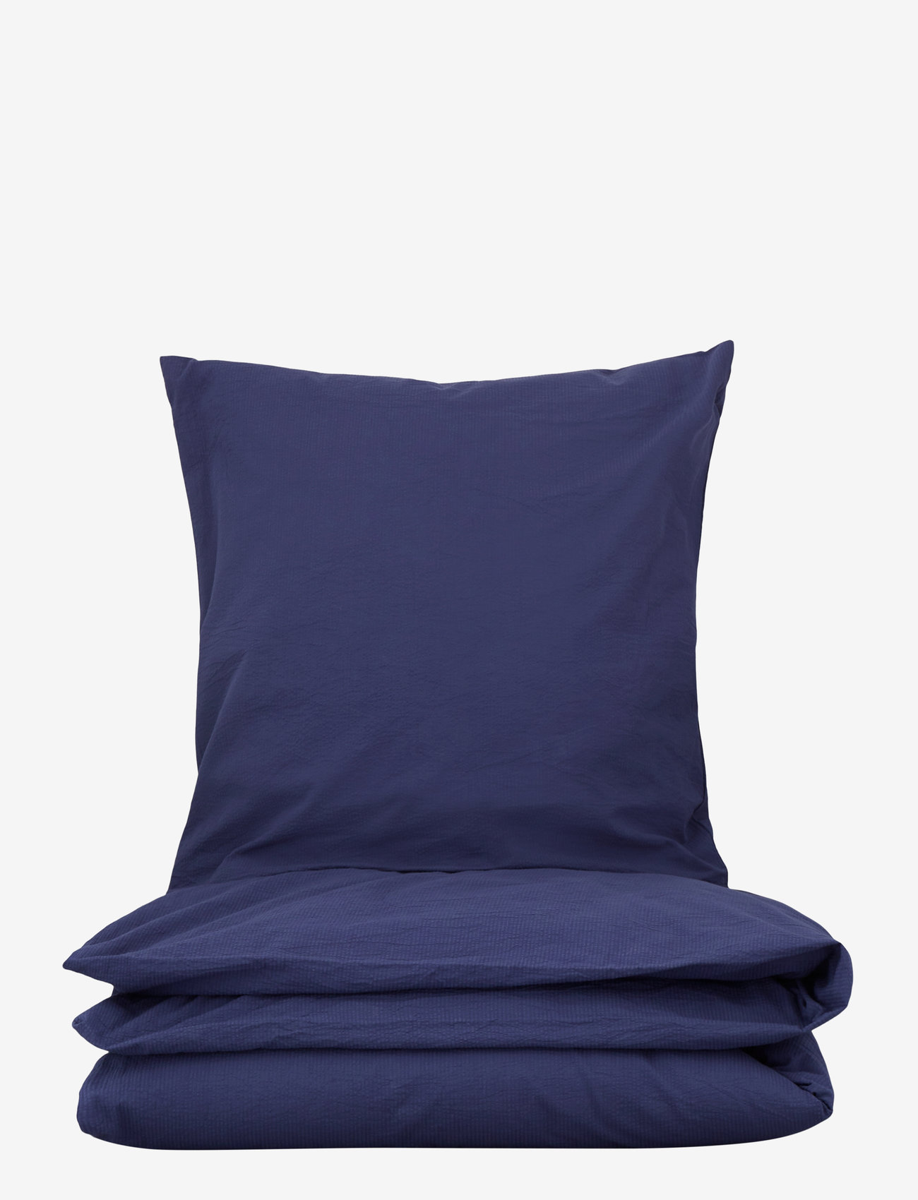 Engholm Textiles - EMMA SEERSUCKER - sengesæt - dark blue - 0
