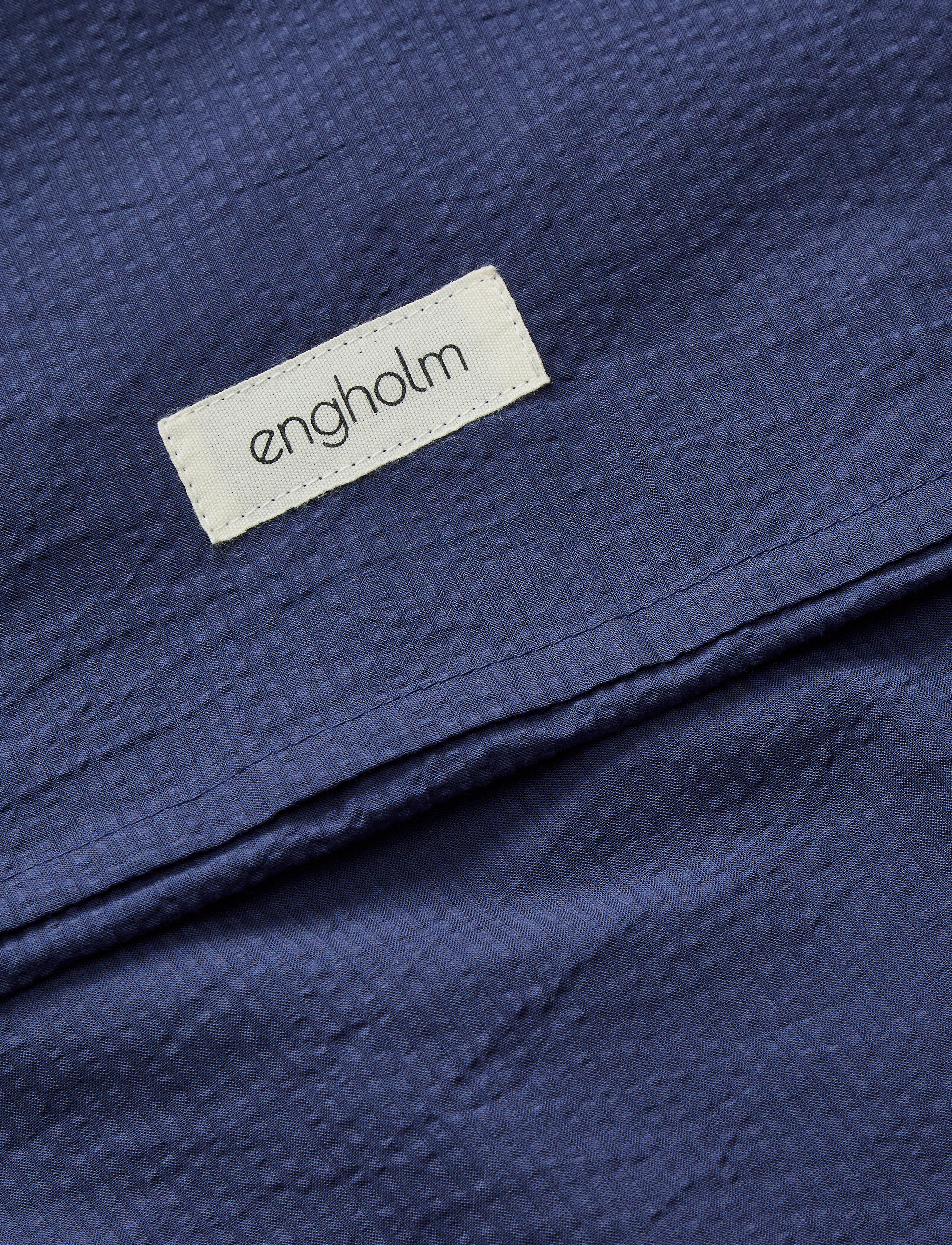 Engholm Textiles - EMMA SEERSUCKER - sengesæt - dark blue - 1