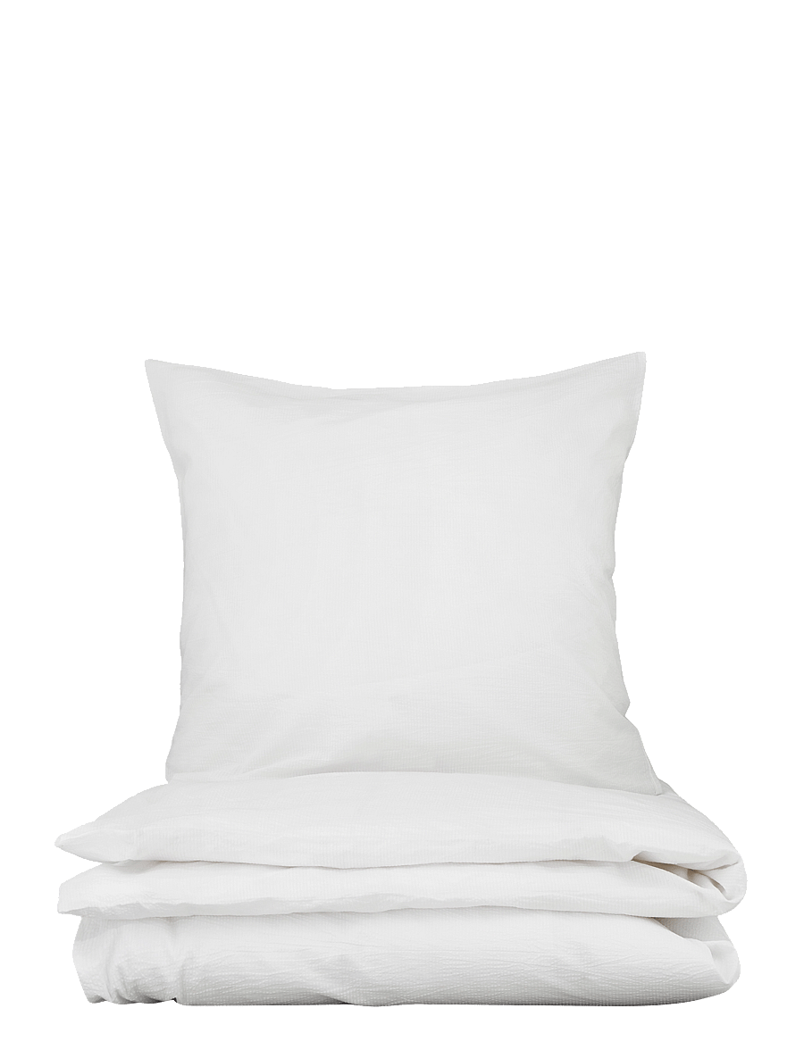 Engholm Textiles - EMMA SEERSUCKER - voodiriiete komplektid - white - 0