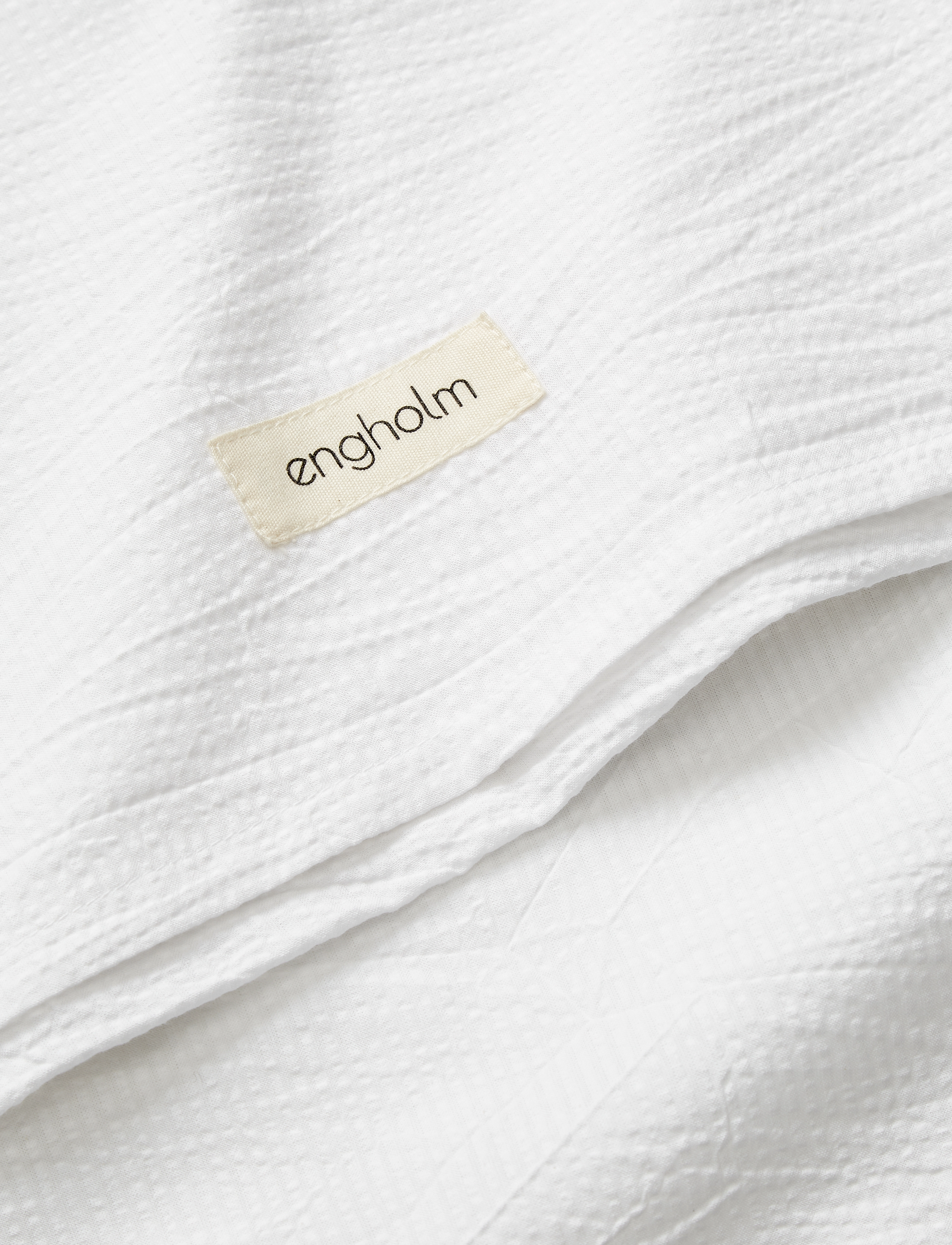 Engholm Textiles - EMMA SEERSUCKER - sengesæt - white - 1