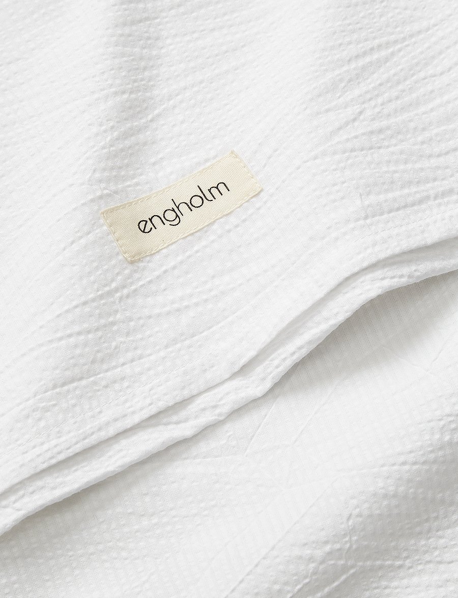Engholm Textiles - EMMA SEERSUCKER - voodiriiete komplektid - white - 1