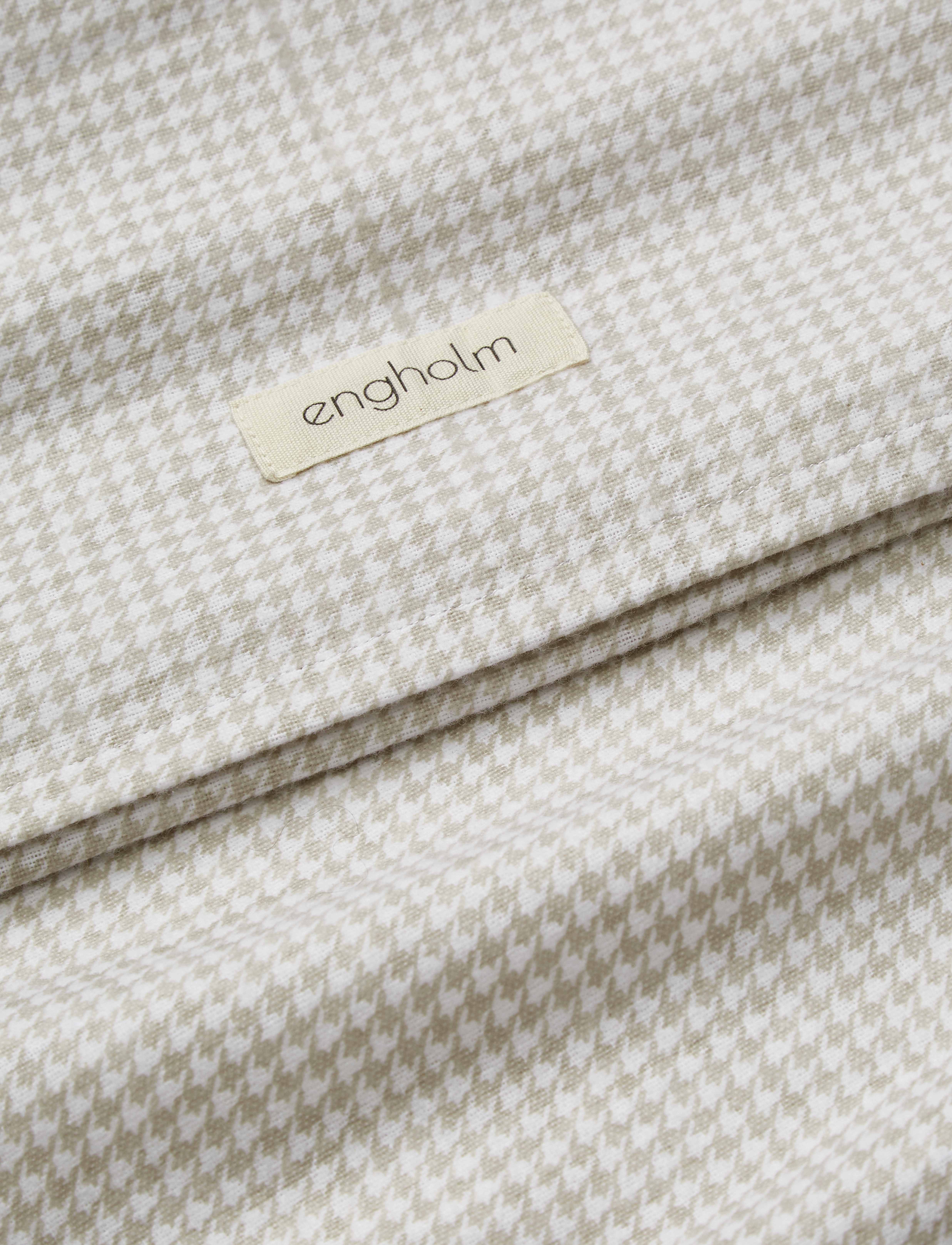Engholm Textiles - JULIE FLANNEL - sengesæt - kaki - 1