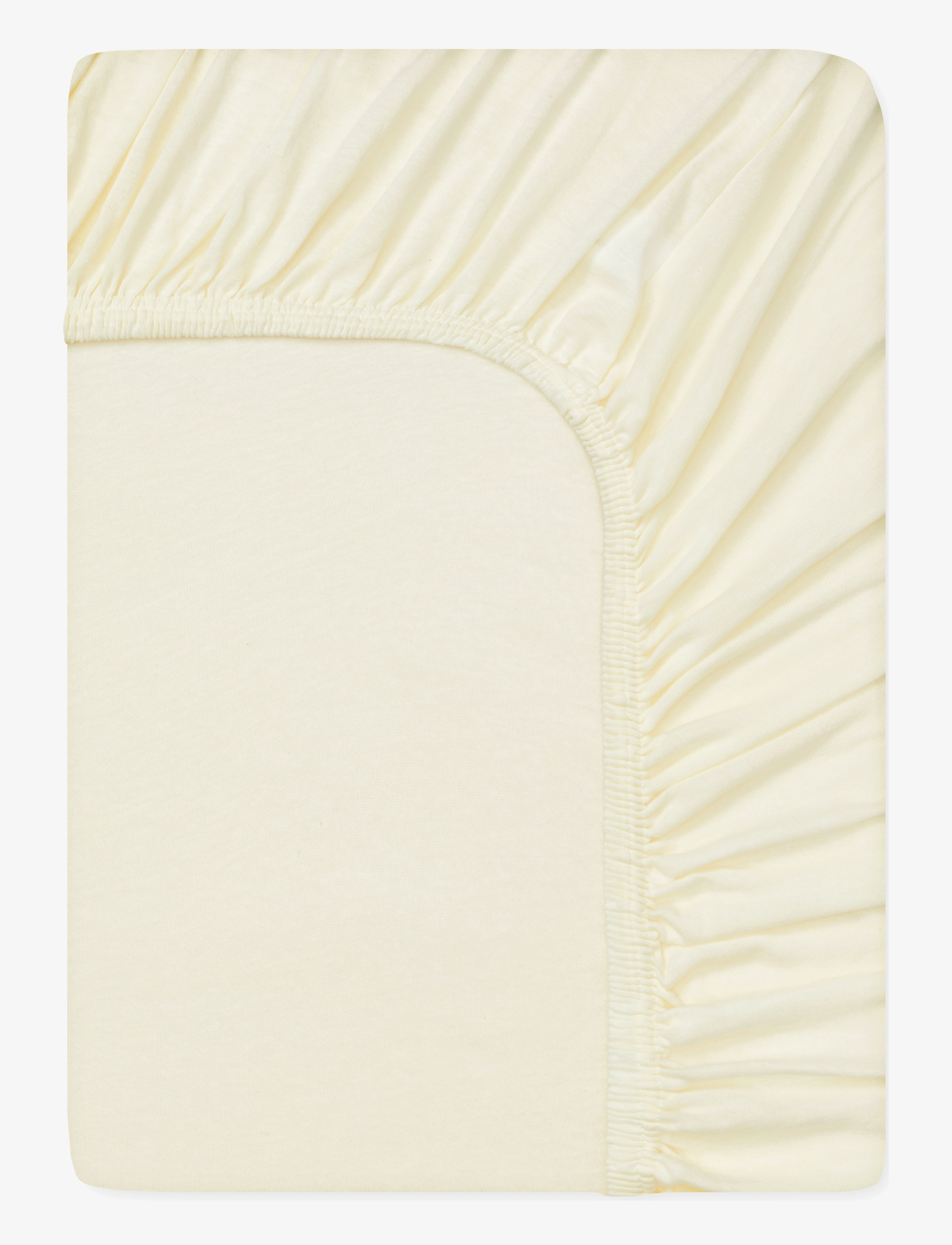 Engholm Textiles Jersey faconlagen - Sovrumstextilier - OFF WHITE / cream