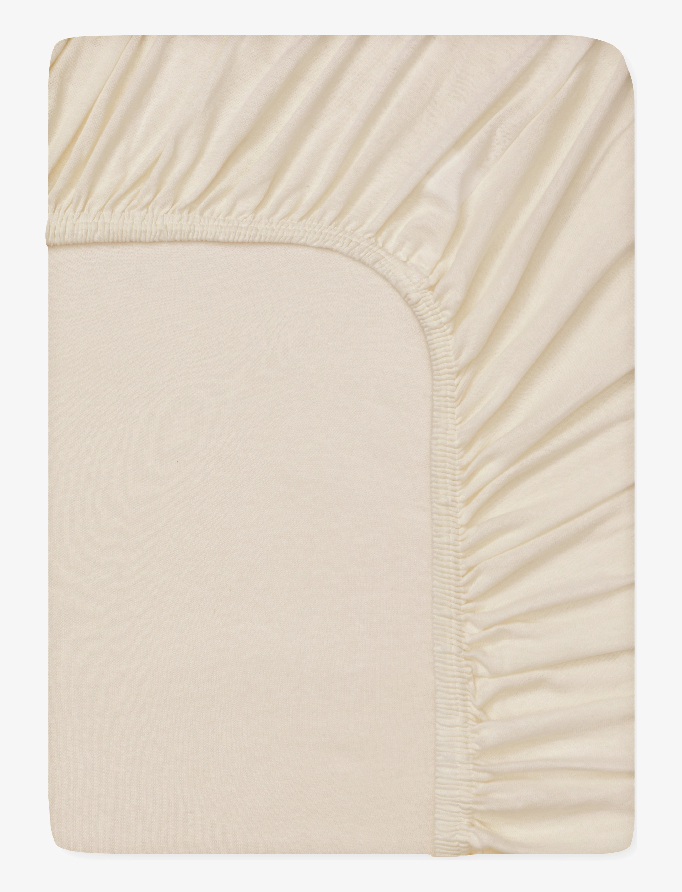 Engholm Textiles Jersey Faconlagen, 140X200X45 cm, Bedtextiles, Beige - Sheets, Homeware