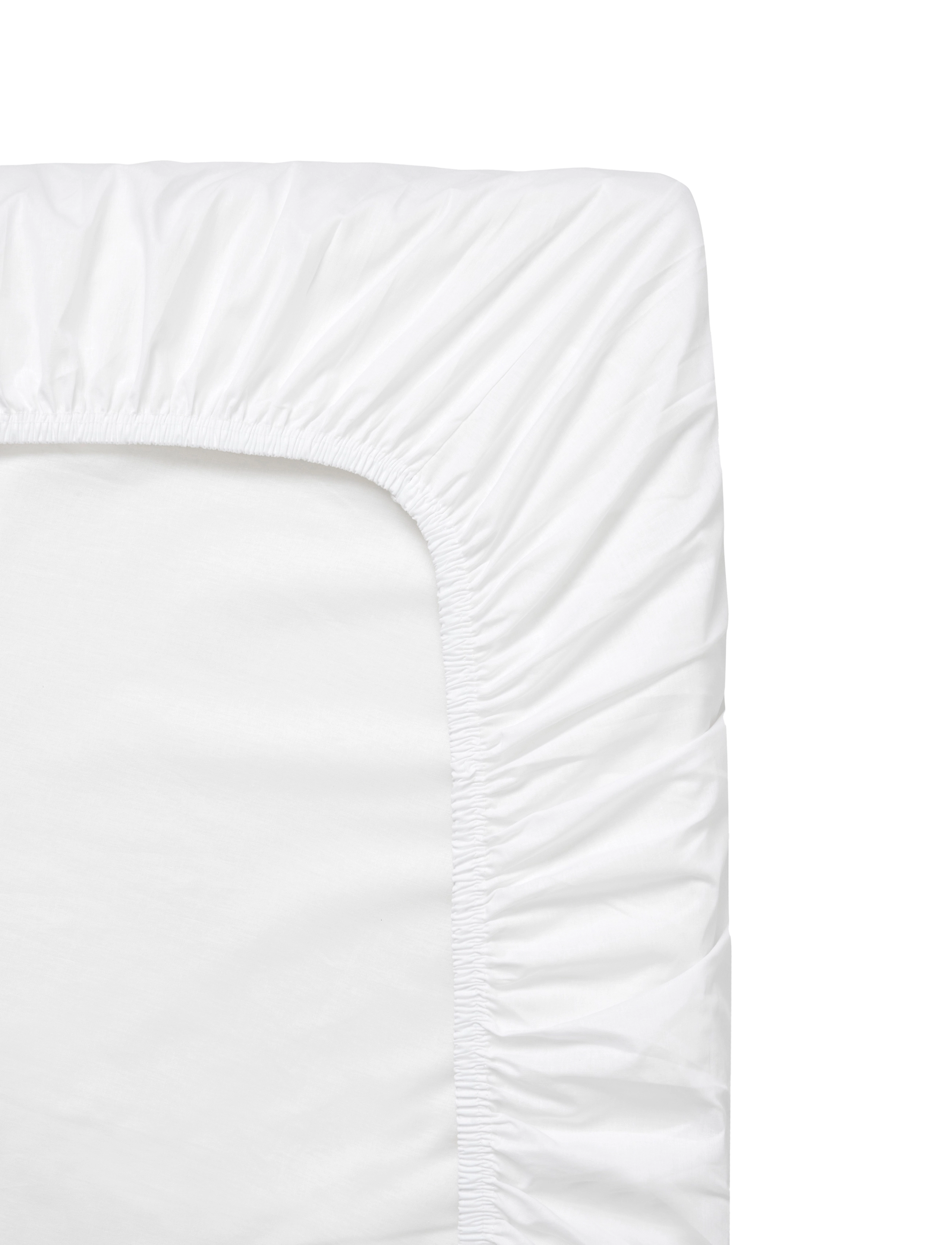 Engholm Textiles Faconlagen Satin, Lagen, Hvid, Str: 140X200X30CM