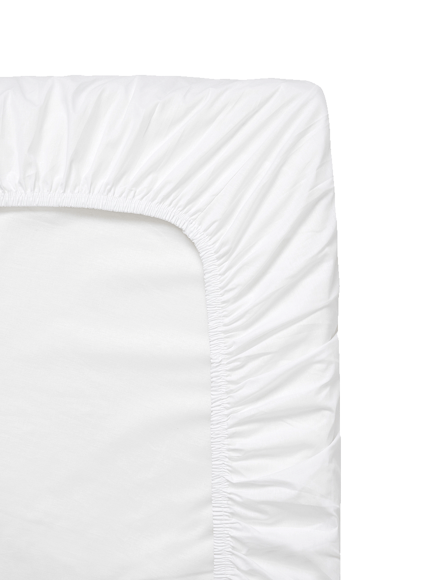 Engholm Textiles - FACONLAGEN SATIN - muotoonommellut lakanat - hvid - 0