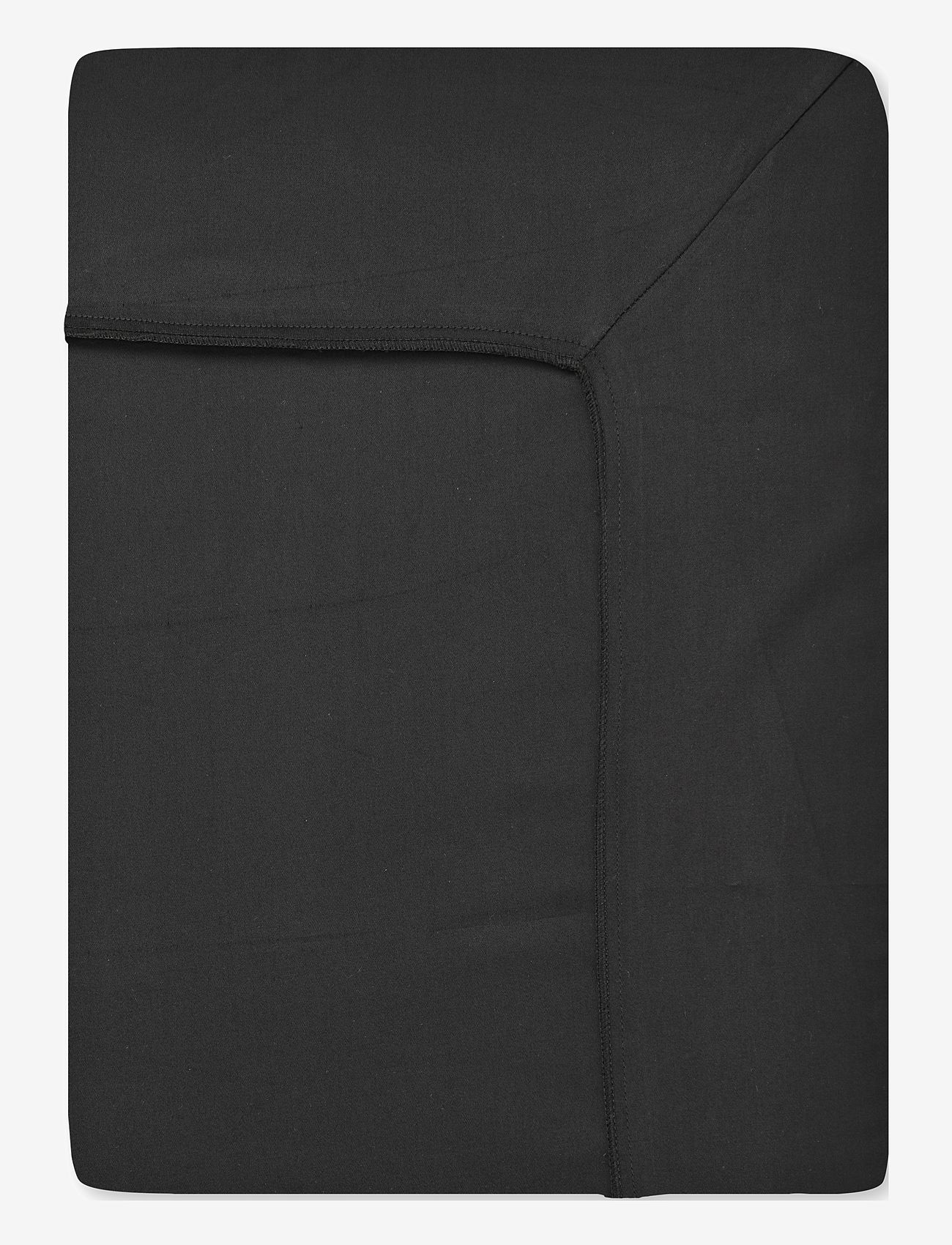 Engholm Textiles - KUVERTLAGEN SATIN - dra på lakan - sort - 0