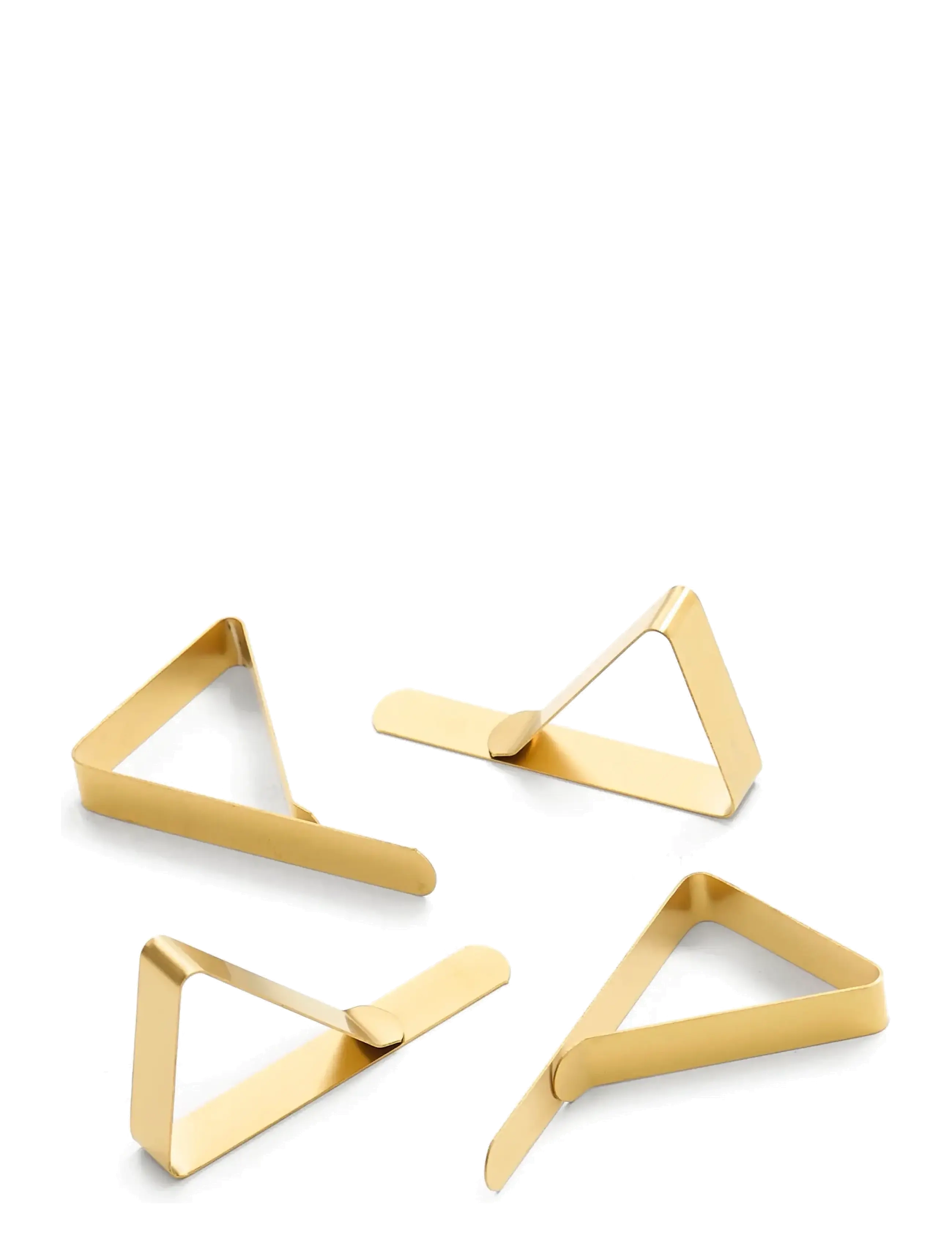 Engholm Textiles Dugklemmer 4 Stk., One Size, Kitchen Textiles, Gold - Tablecloths & Table Runners, Homeware