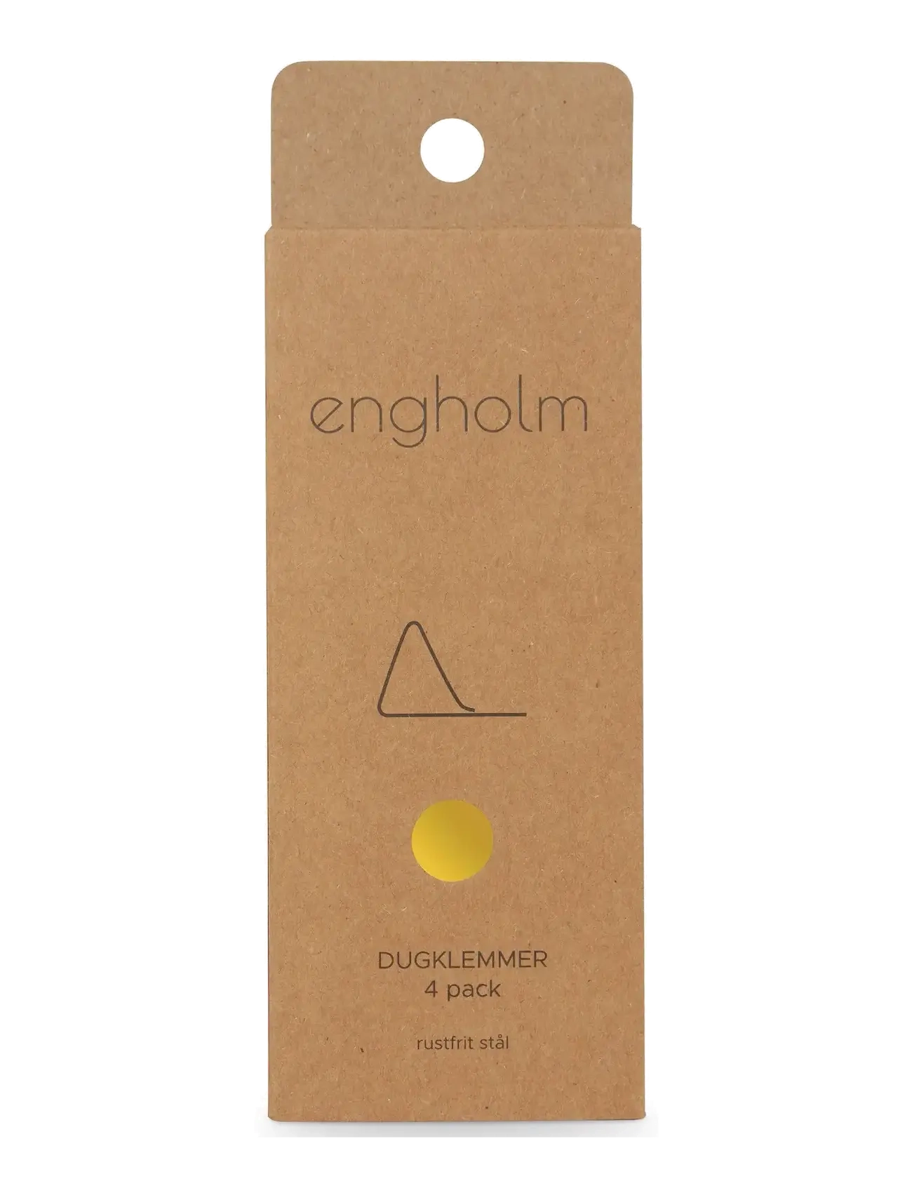 Engholm Textiles - Dugklemmer 4 stk. - tablecloths & runners - guld - 1