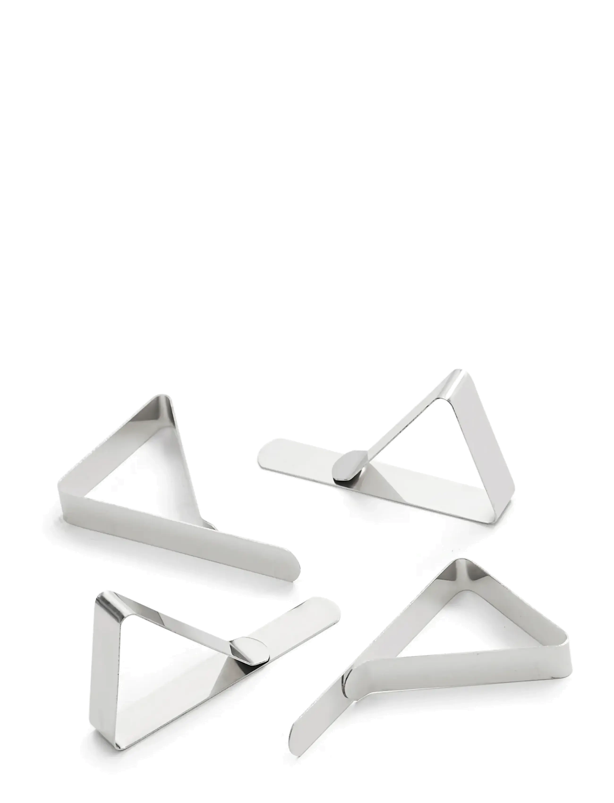 Engholm Textiles Dugklemmer 4 Stk., One Size, Kitchen Textiles, Silber - Tablecloths & Table Runners, Homeware