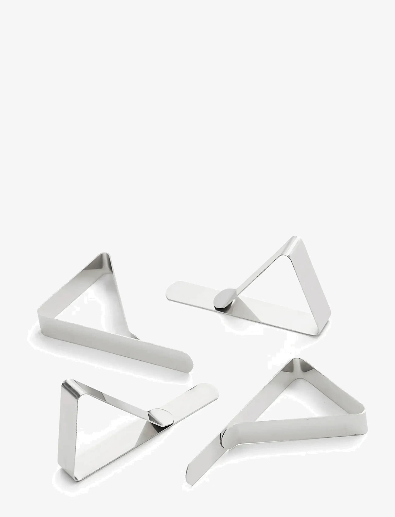 Engholm Textiles - Dugklemmer 4 stk. - tablecloths & runners - sØlv - 0